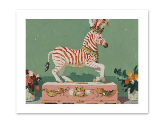 Poised in Wonder -- Paper Print 12x9