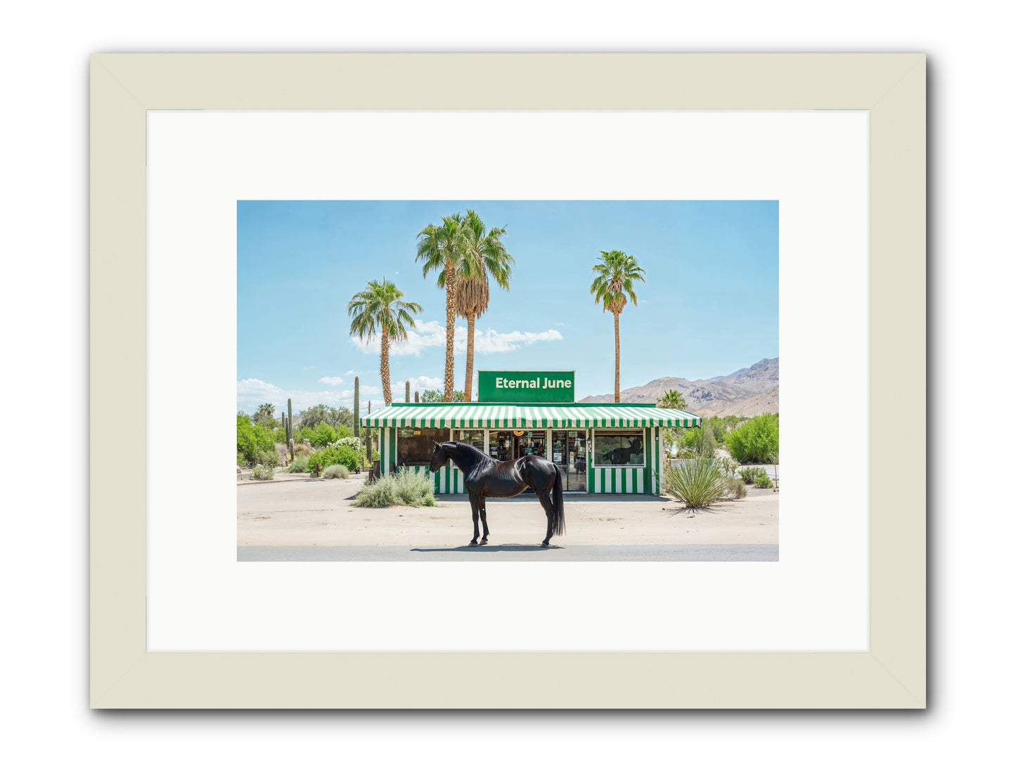 Polaroids Of Yesterday -- Framed Print - White 12x8