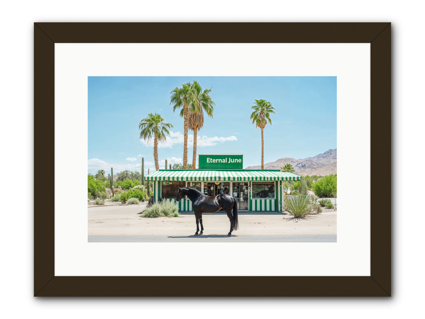 Polaroids Of Yesterday -- Framed Print - Black 15x10