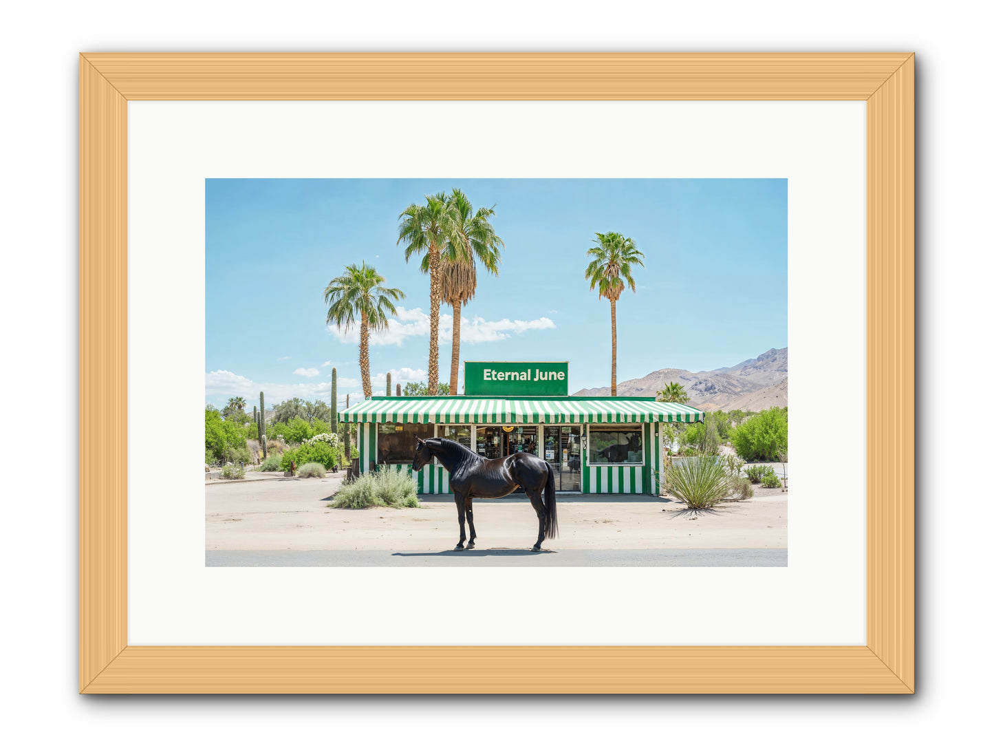 Polaroids Of Yesterday -- Framed Print - Natural 15x10