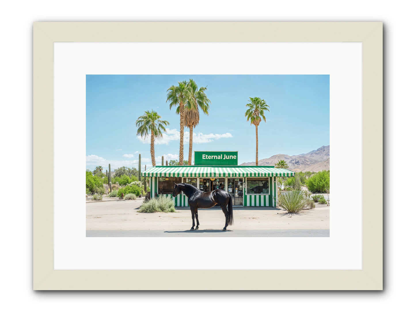 Polaroids Of Yesterday -- Framed Print - White 15x10