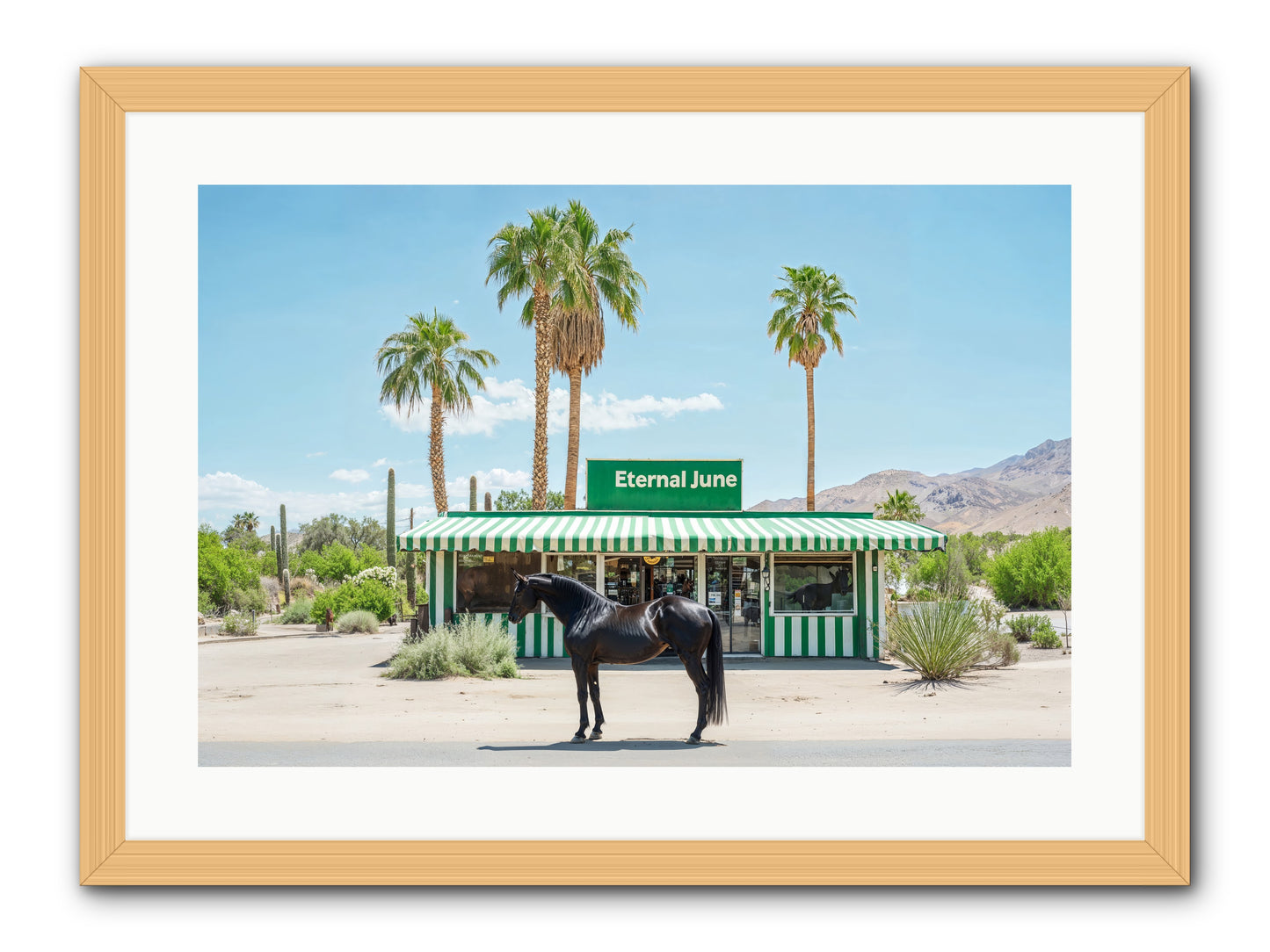 Polaroids Of Yesterday -- Framed Print - Natural 24x16