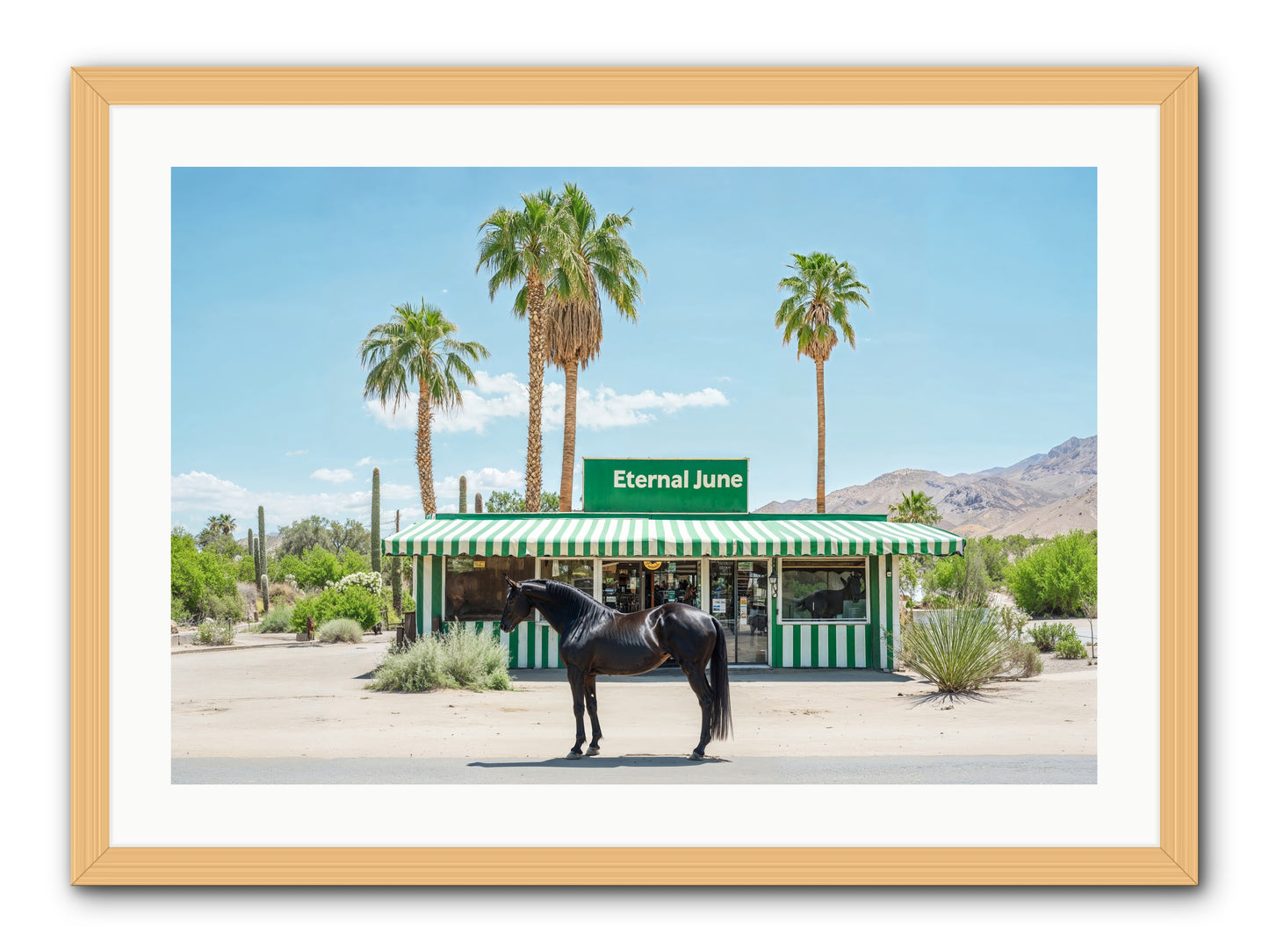 Polaroids Of Yesterday -- Framed Print - Natural 30x20