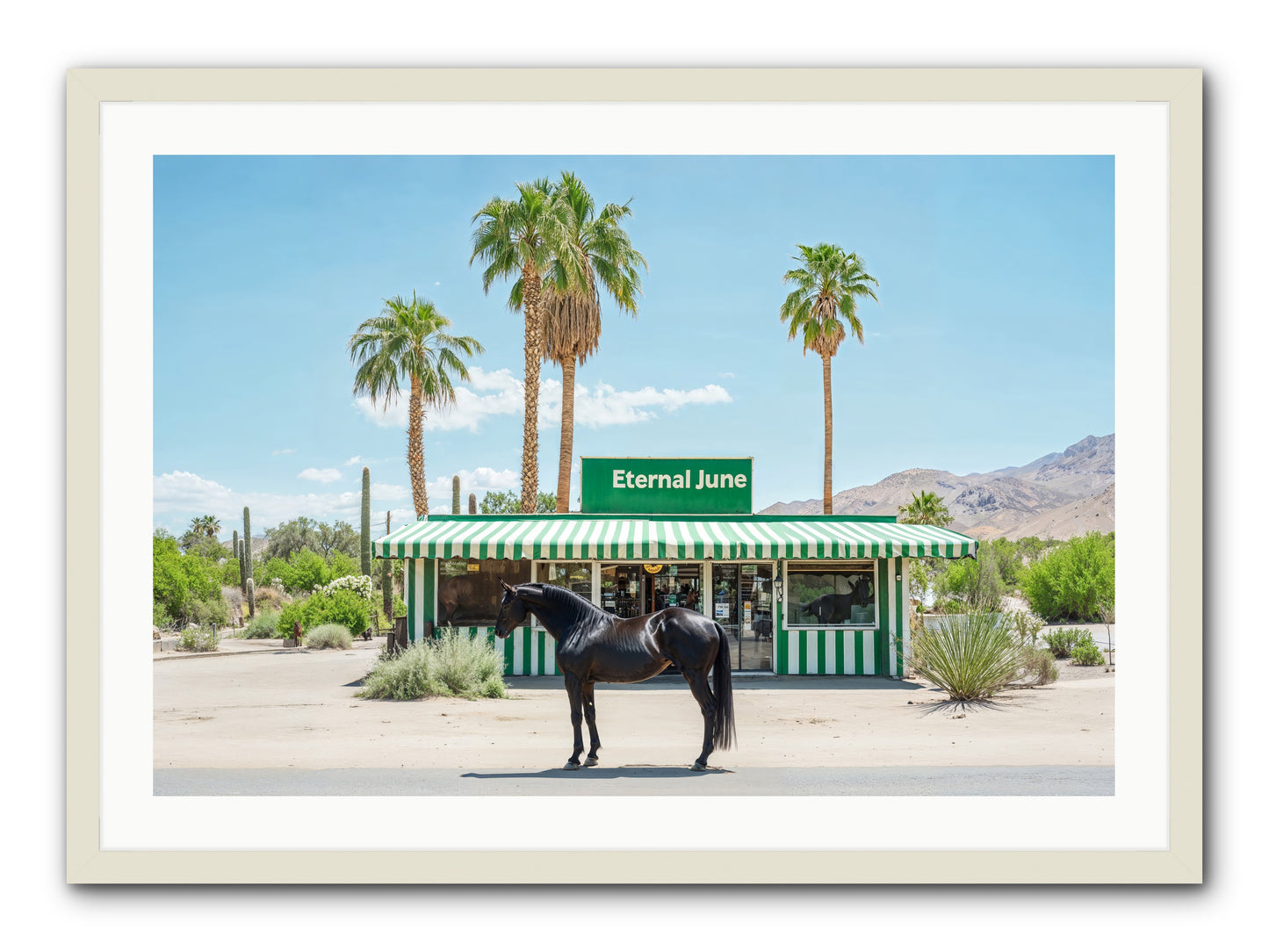 Polaroids Of Yesterday -- Framed Print - White 36x24