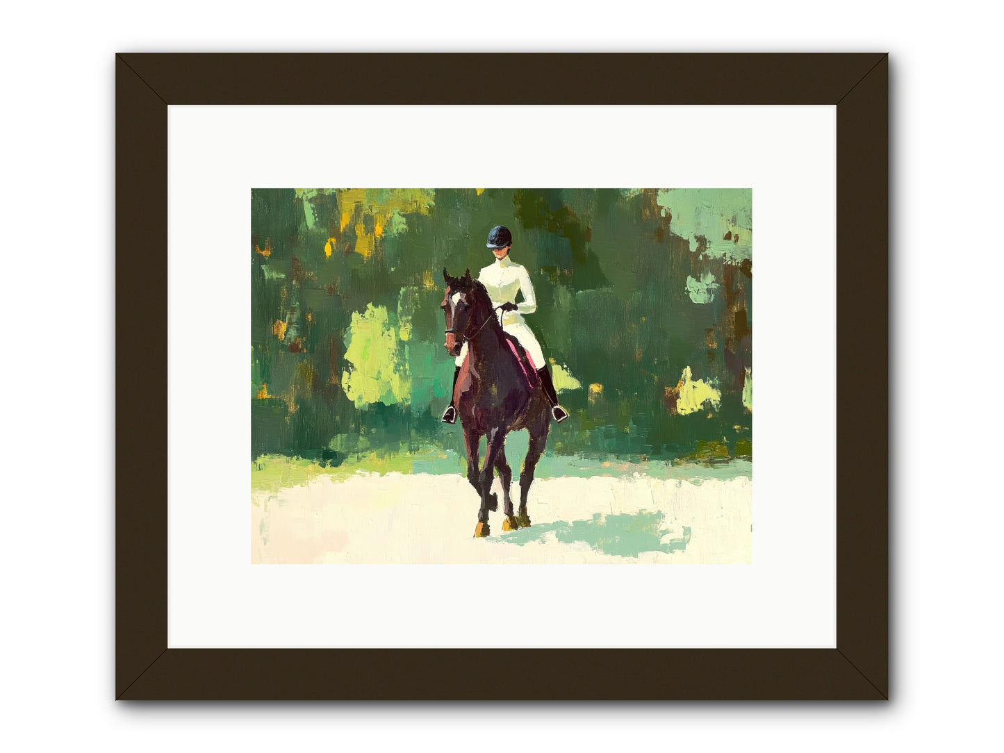 Polished Rhythm -- Framed Print - Black 12x9