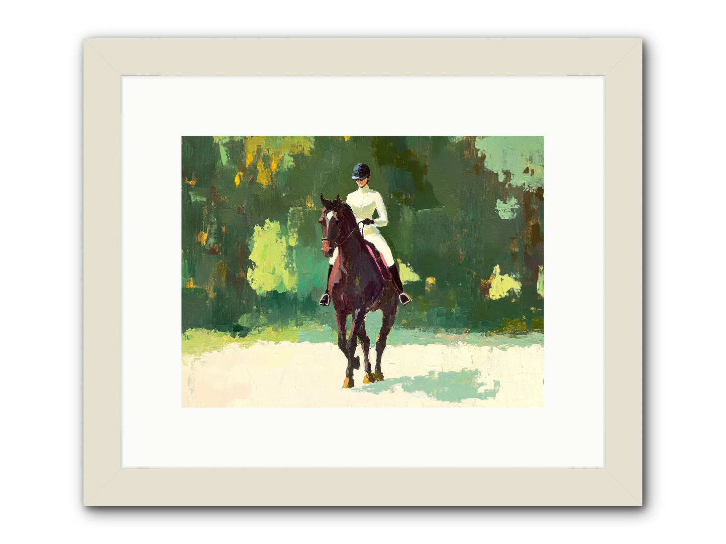 Polished Rhythm -- Framed Print - White 12x9