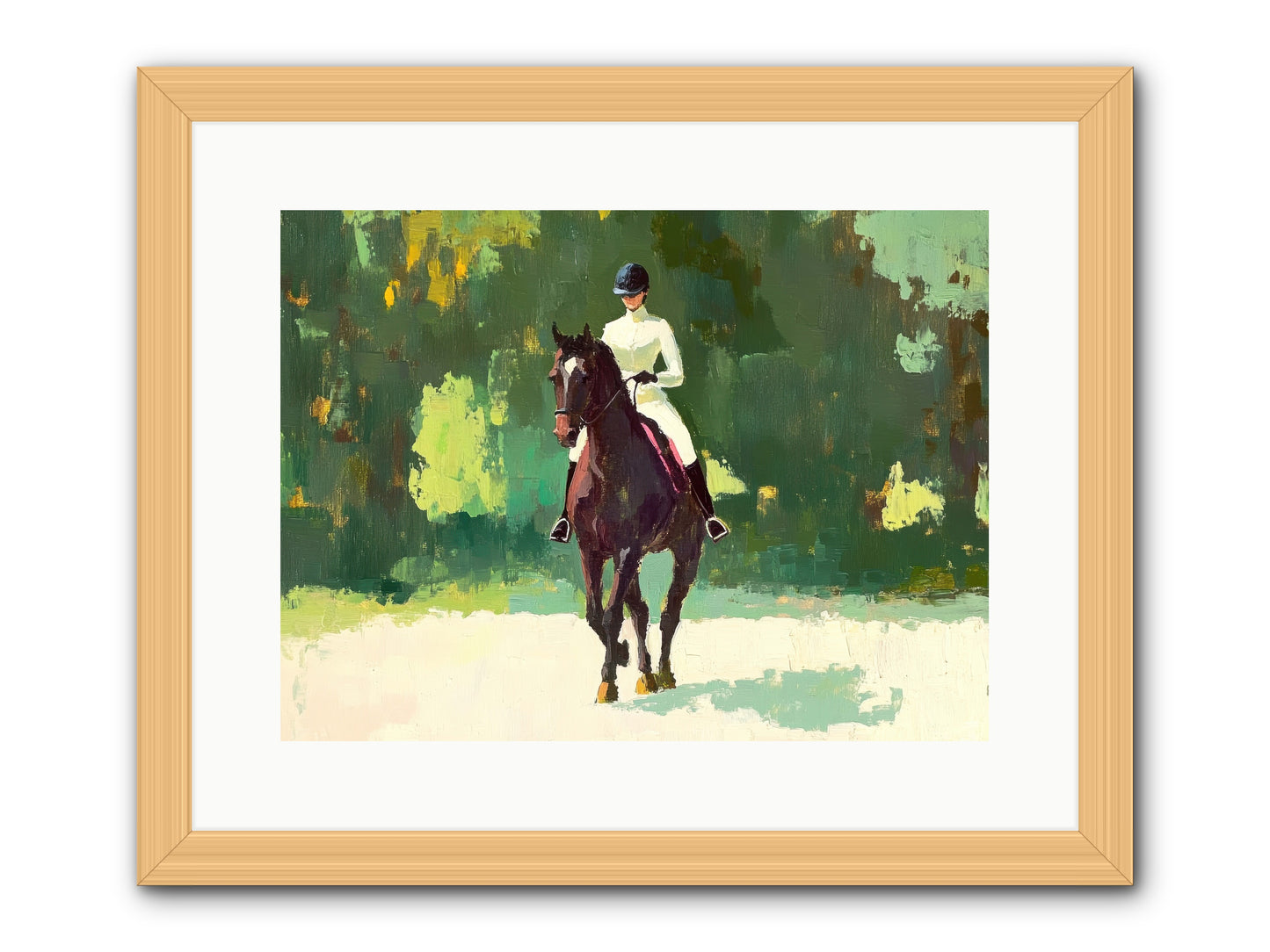 Polished Rhythm -- Framed Print - Natural 16x12