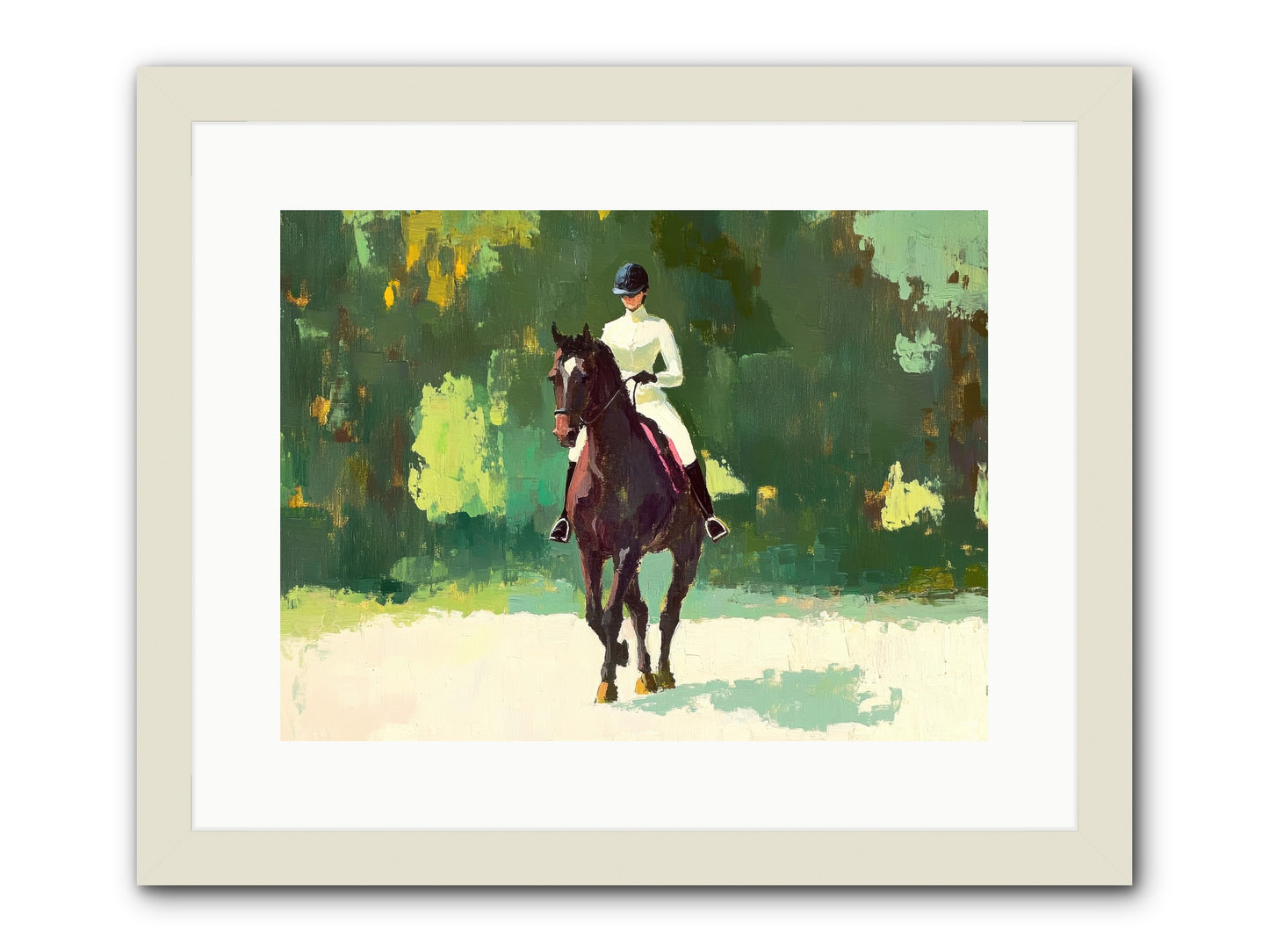 Polished Rhythm -- Framed Print - White 16x12