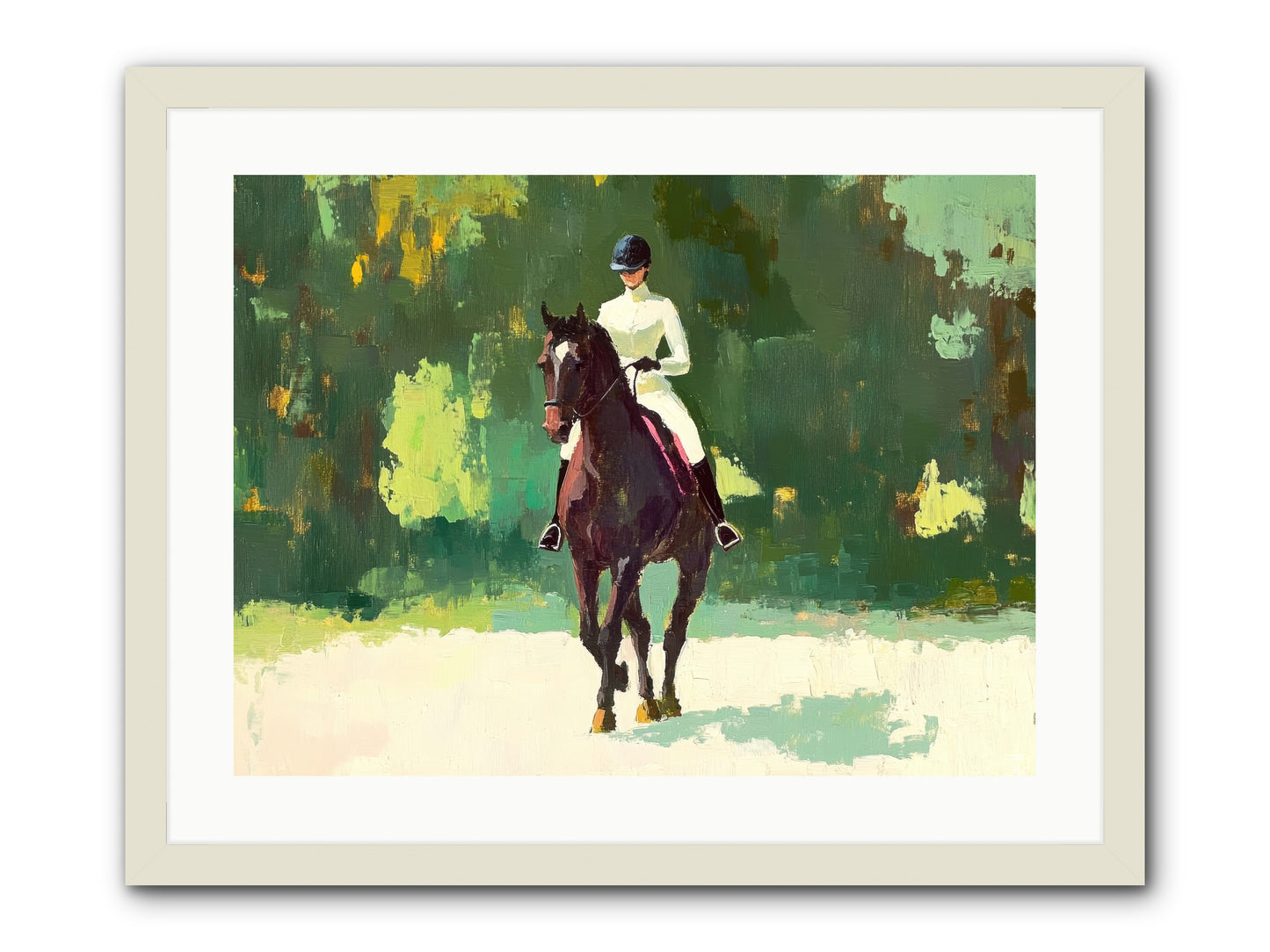 Polished Rhythm -- Framed Print - White 24x18