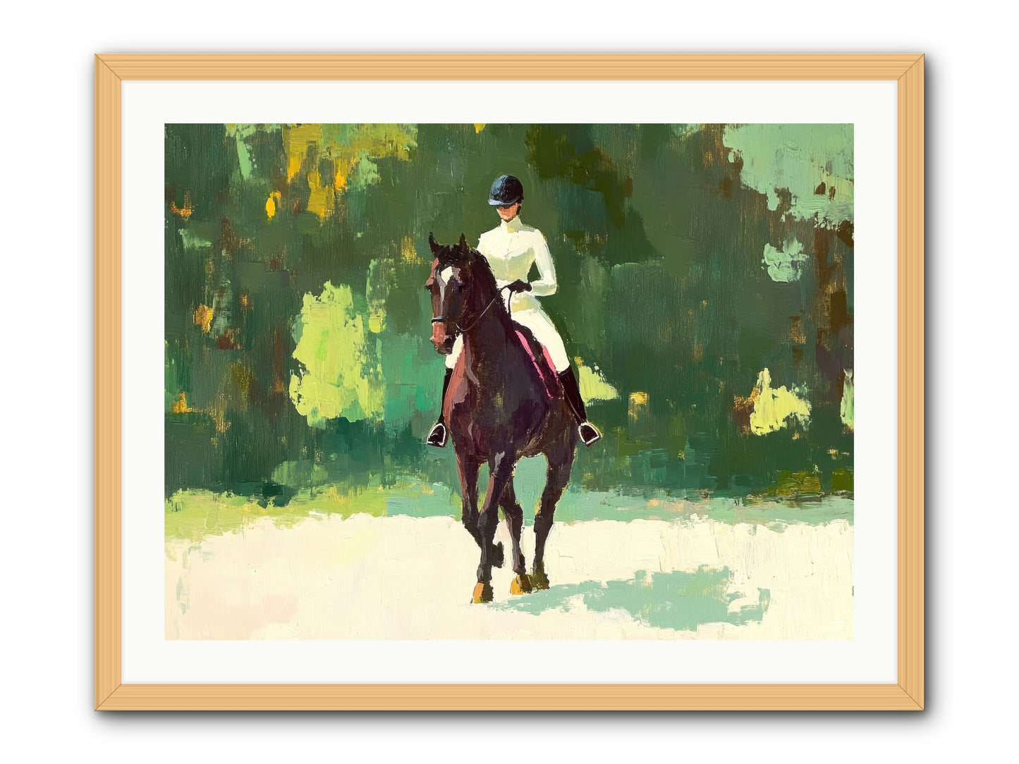 Polished Rhythm -- Framed Print - Natural 32x24