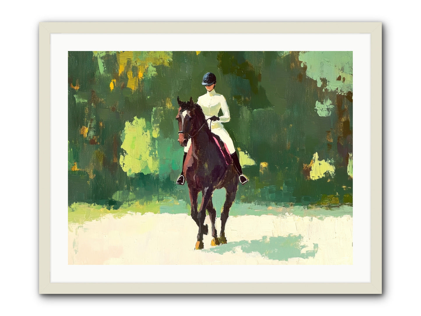 Polished Rhythm -- Framed Print - White 32x24