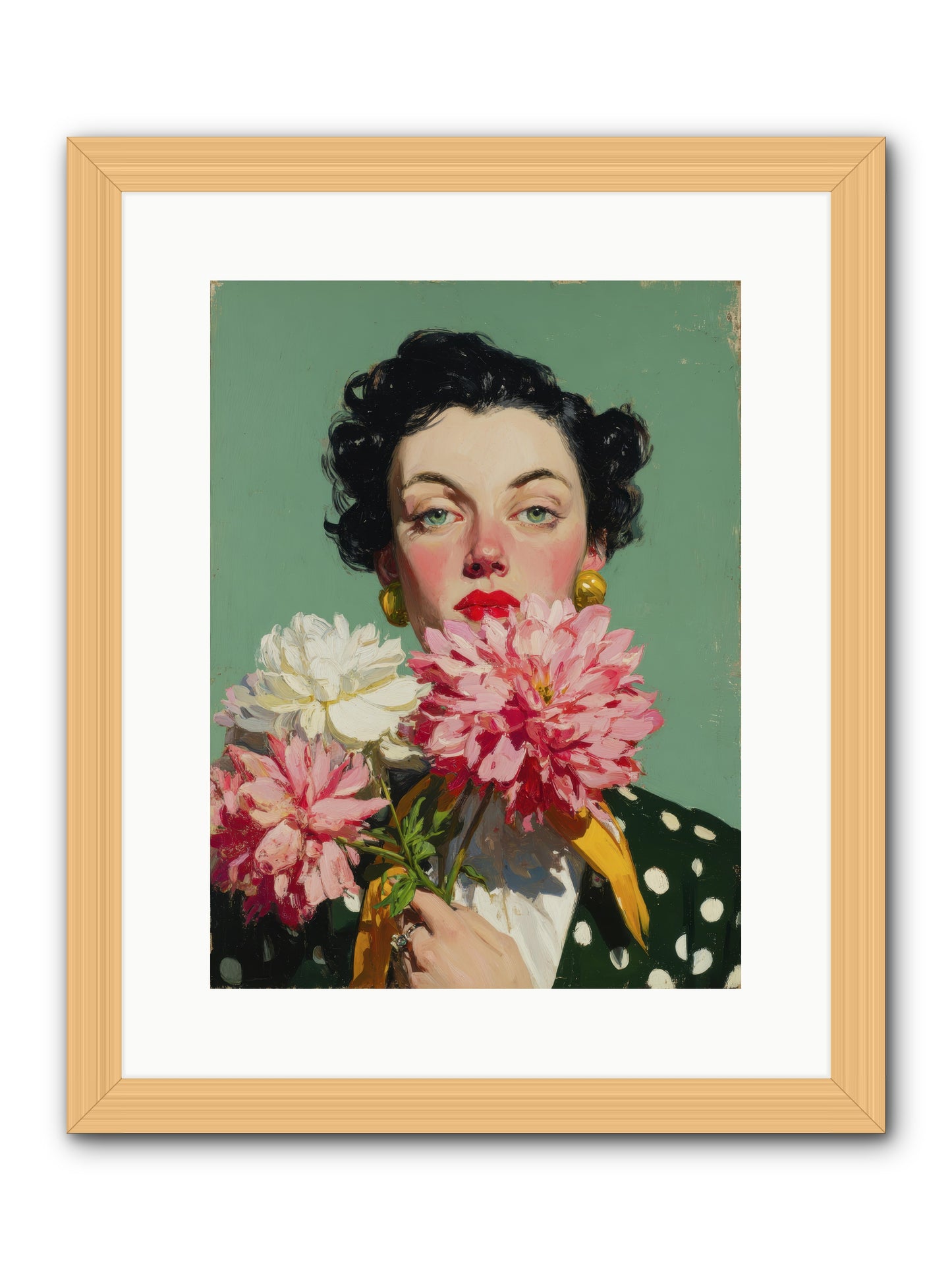 Polite Mischief & Co. -- Framed Print - Natural 12x16