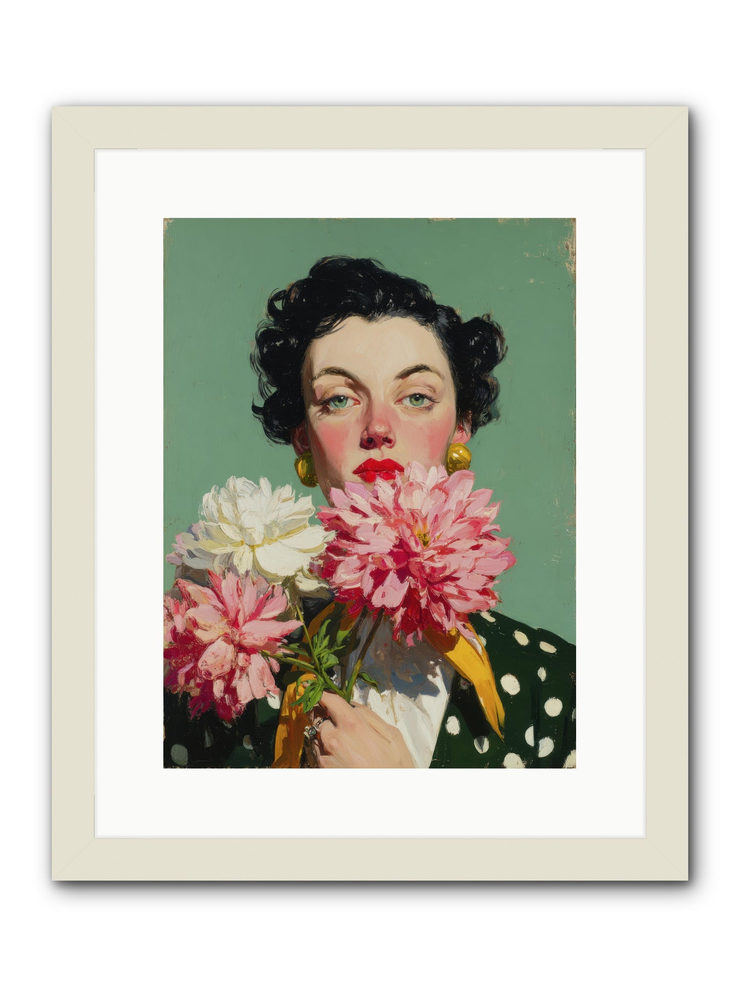 Polite Mischief & Co. -- Framed Print - White 12x16