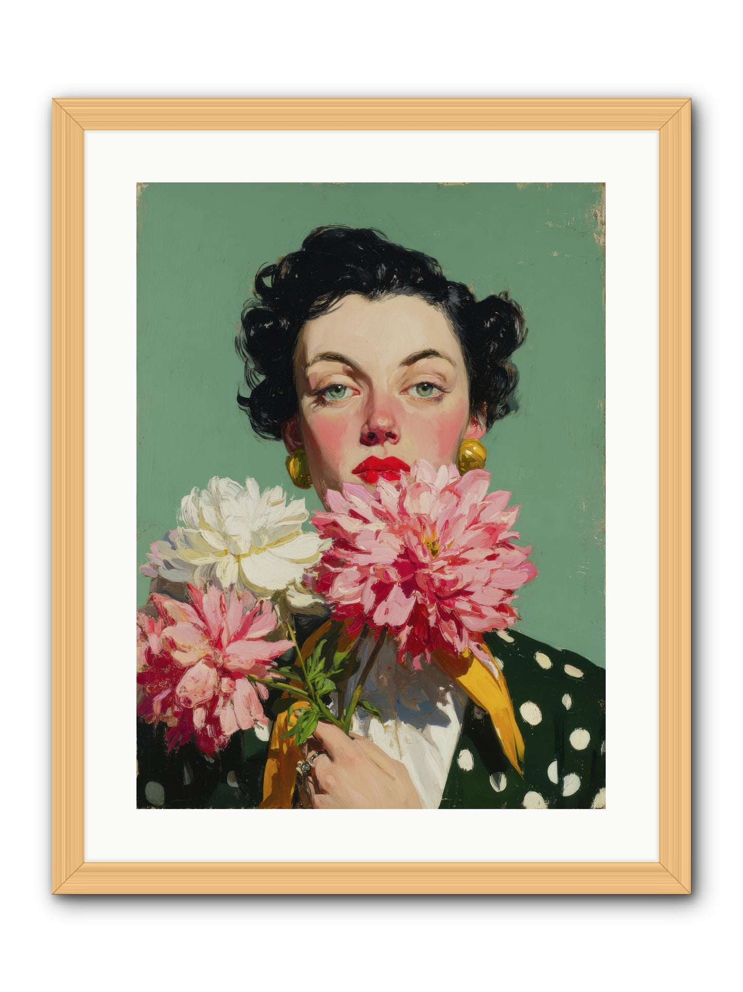 Polite Mischief & Co. -- Framed Print - Natural 18x24