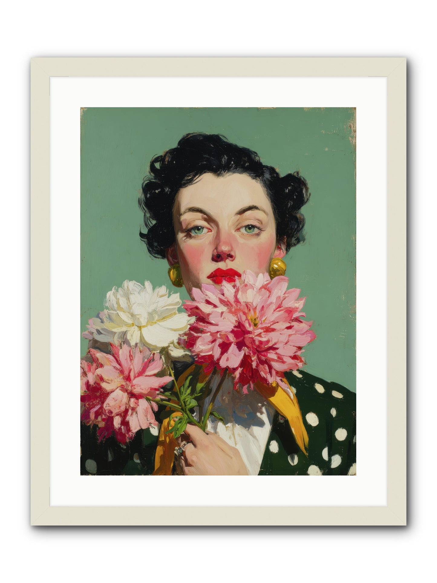 Polite Mischief & Co. -- Framed Print - White 18x24