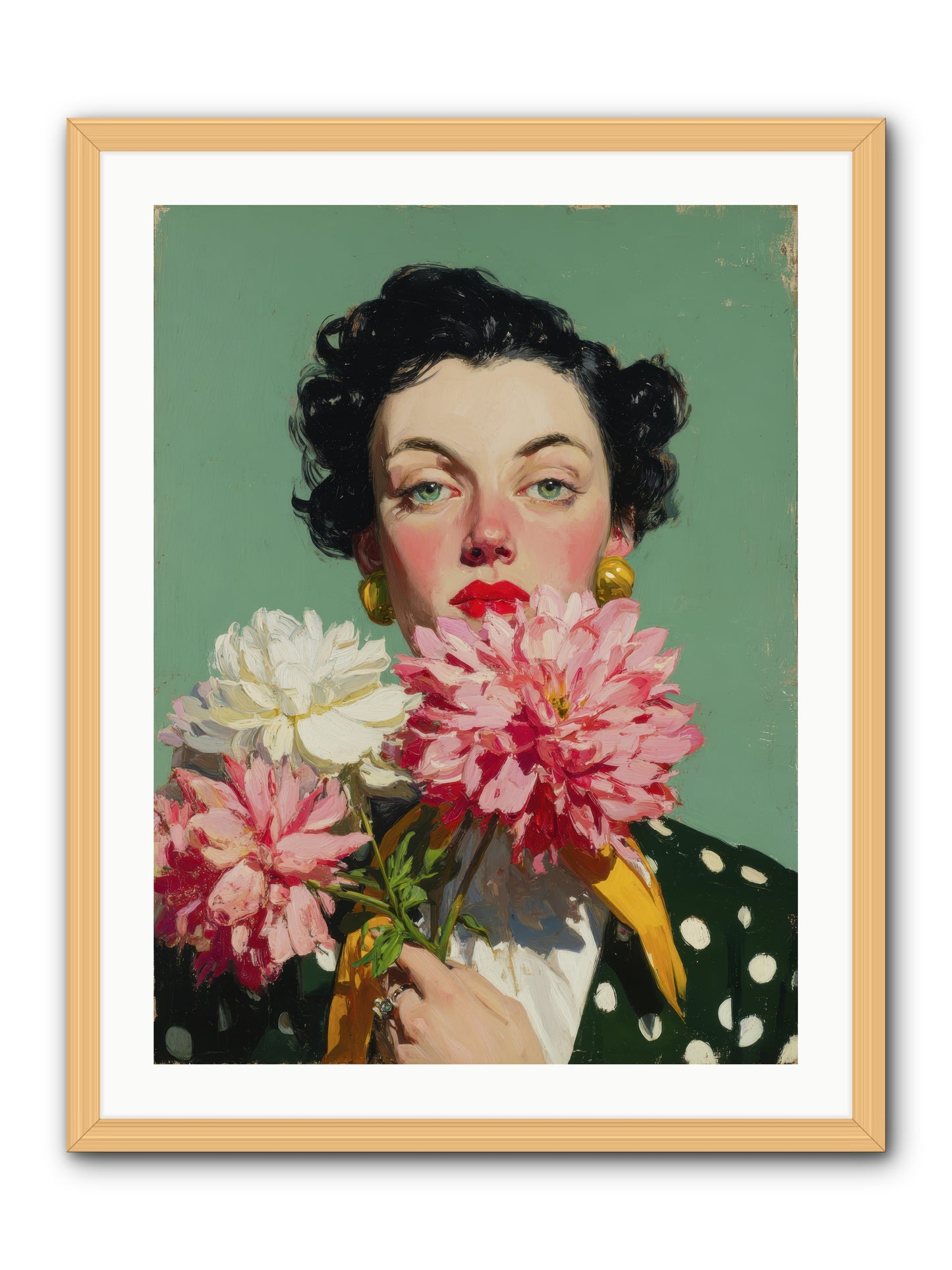 Polite Mischief & Co. -- Framed Print - Natural 24x32