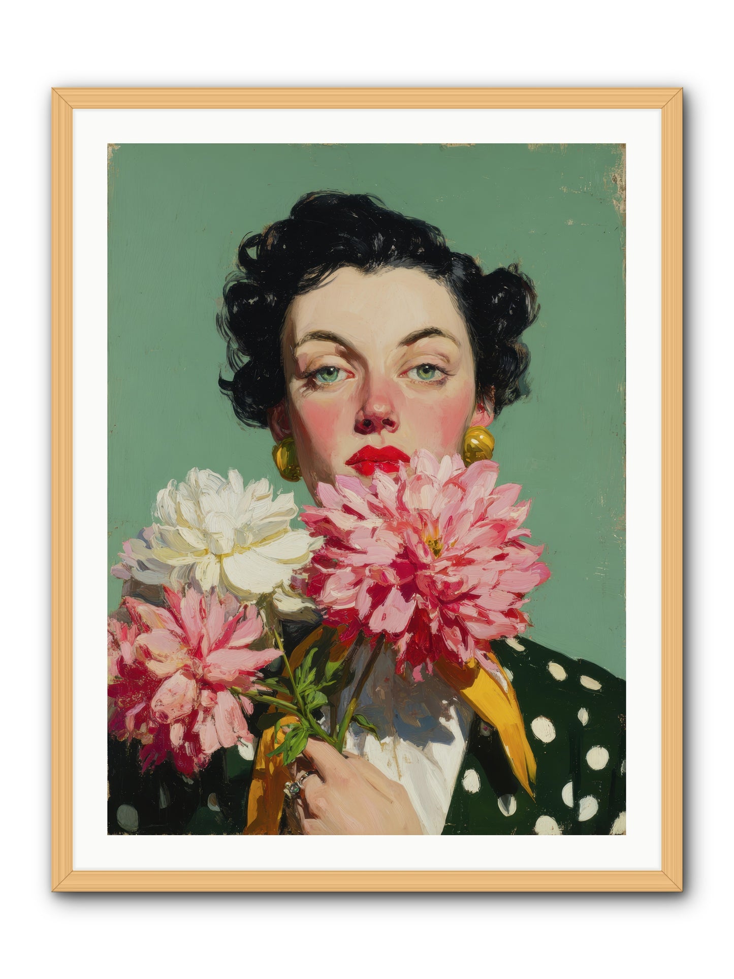 Polite Mischief & Co. -- Framed Print - Natural 30x40