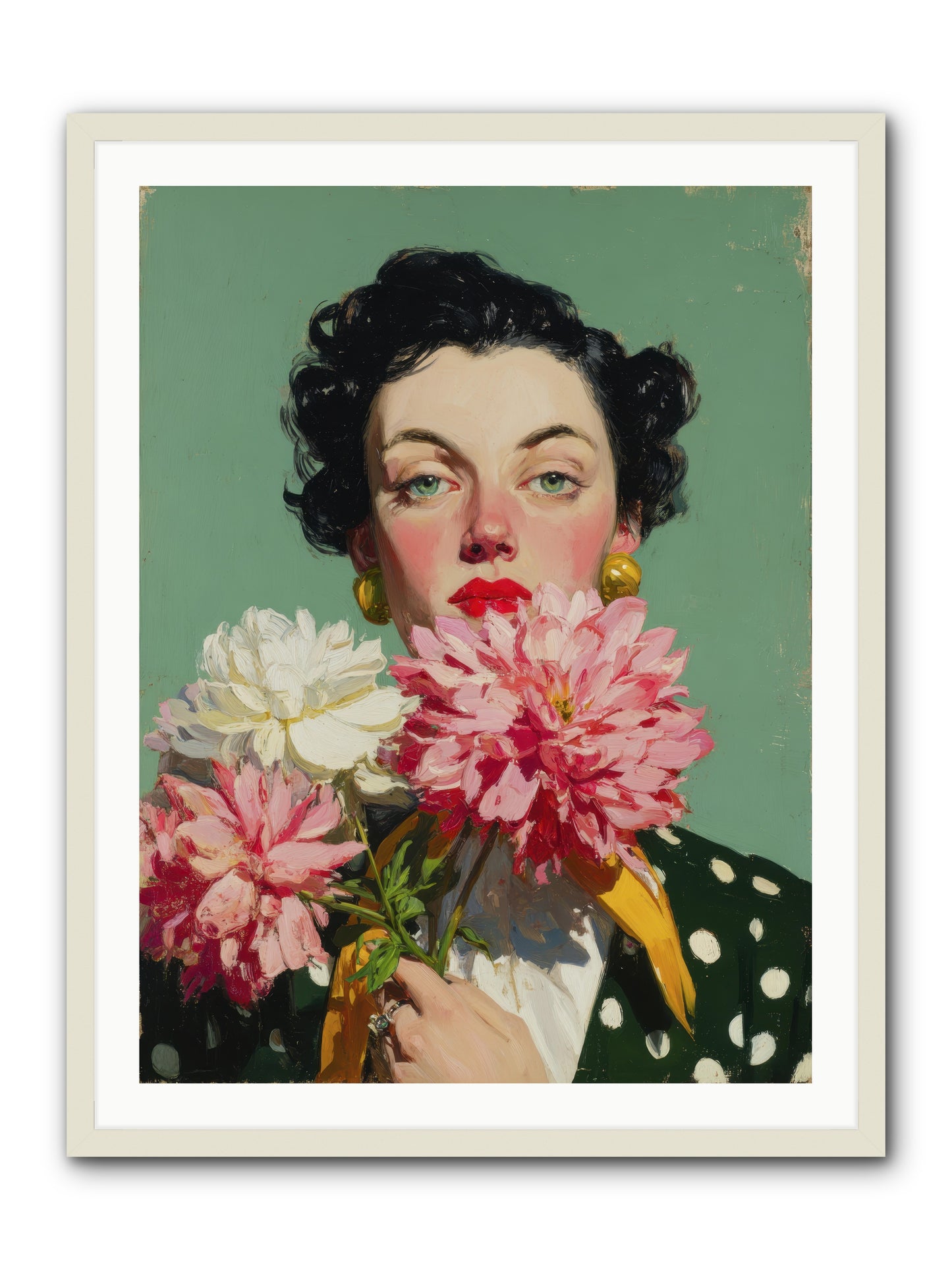 Polite Mischief & Co. -- Framed Print - White 30x40