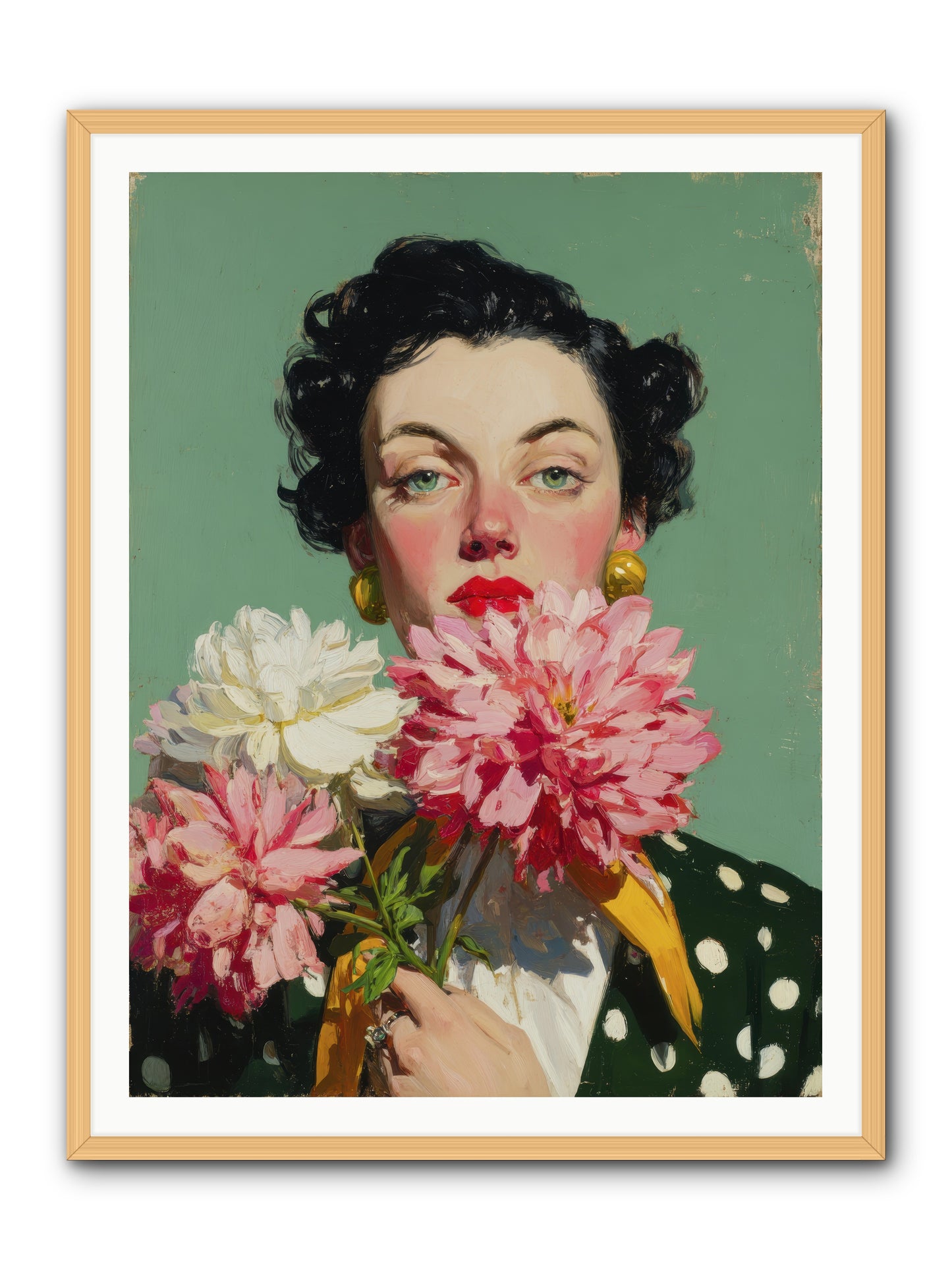 Polite Mischief & Co. -- Framed Print - Natural 36x48