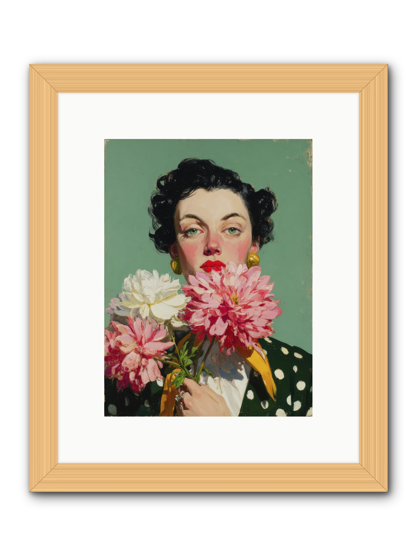 Polite Mischief & Co. -- Framed Print - Natural 9x12