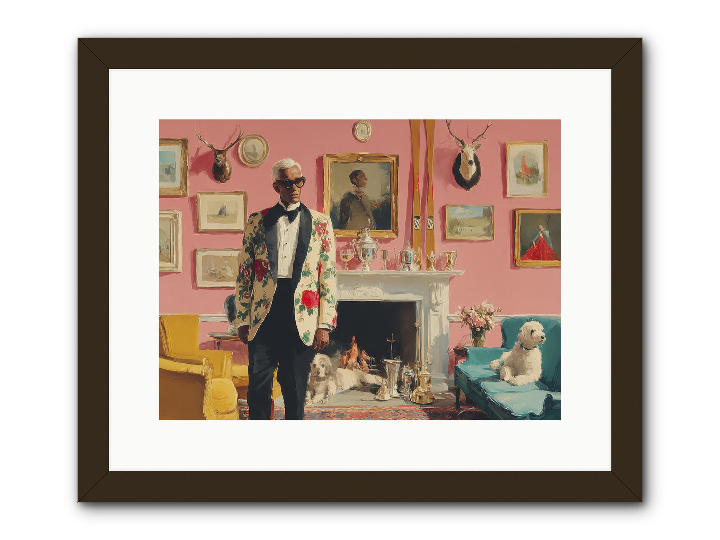 Polite Storm & Co. -- Framed Print - Black 16x12