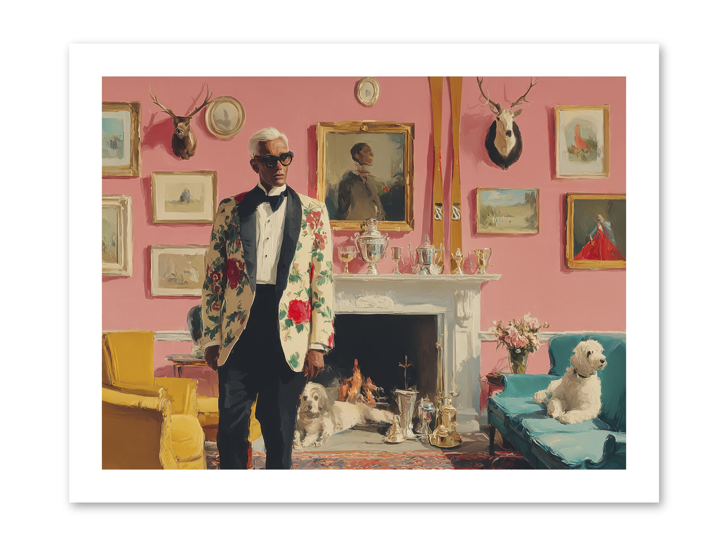 Polite Storm & Co. -- Loose Canvas Print 16x12