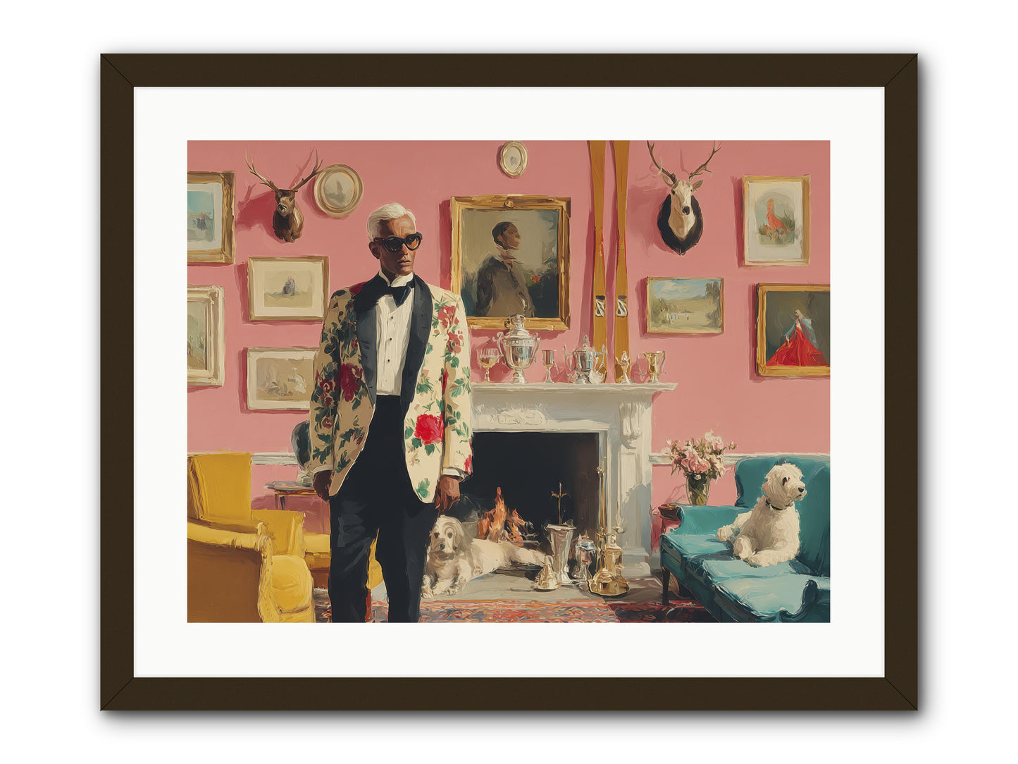 Polite Storm & Co. -- Framed Print - Black 24x18