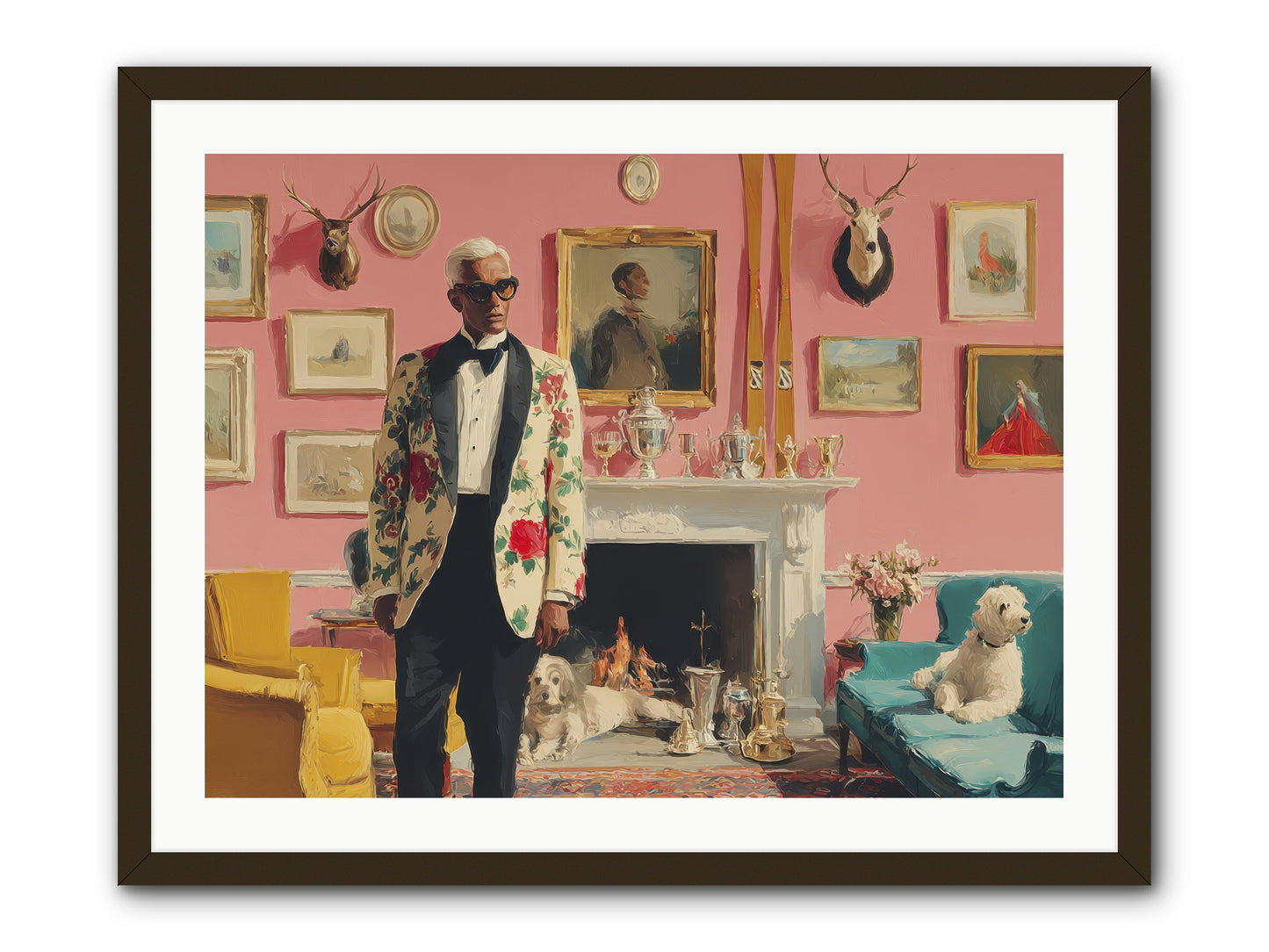 Polite Storm & Co. -- Framed Print - Black 32x24