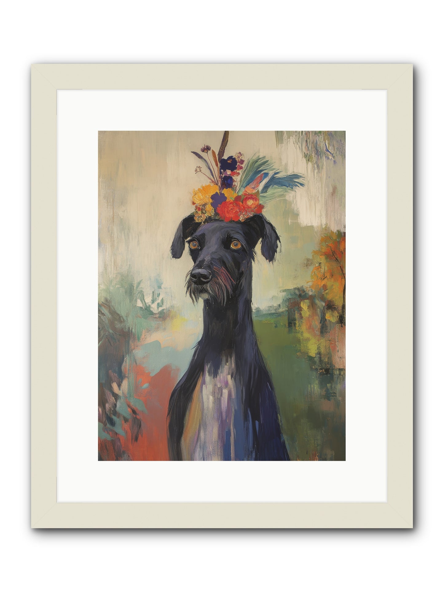 Poppet -- Framed Print - White 12x16