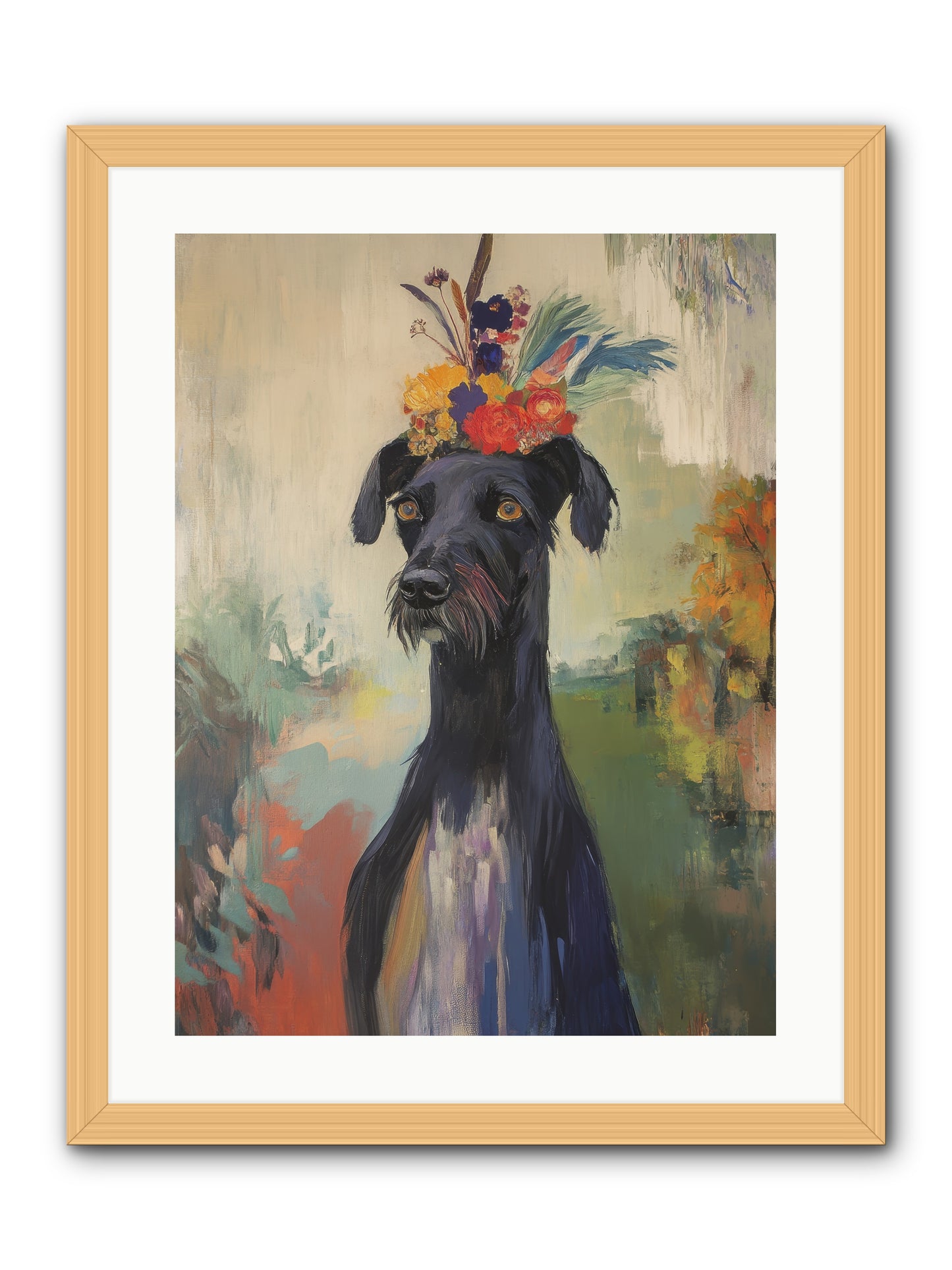 Poppet -- Framed Print - Natural 18x24