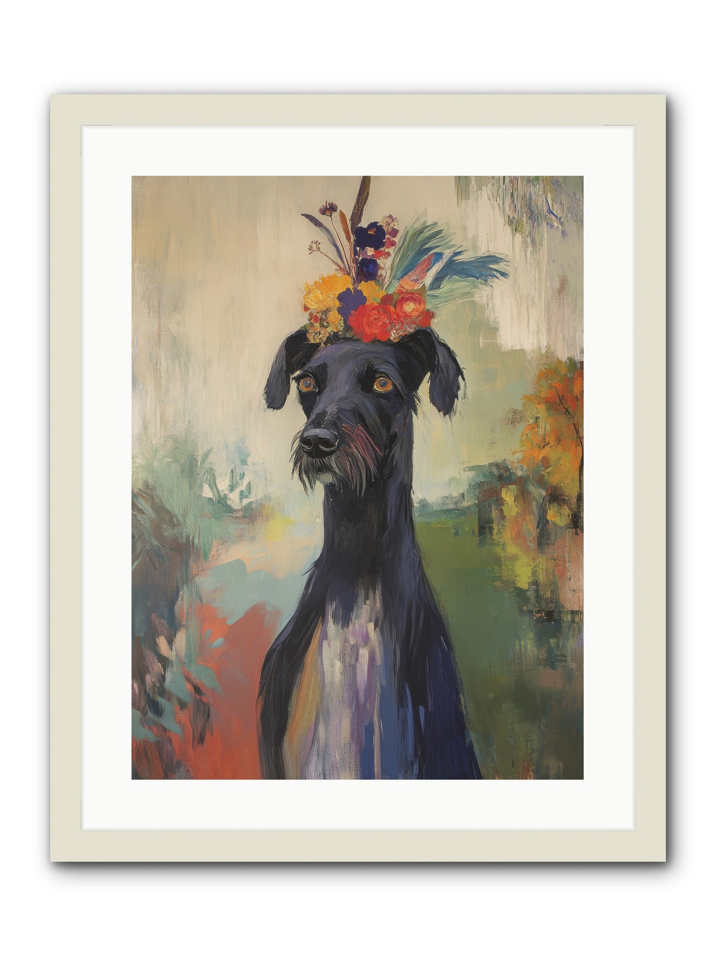 Poppet -- Framed Print - White 18x24