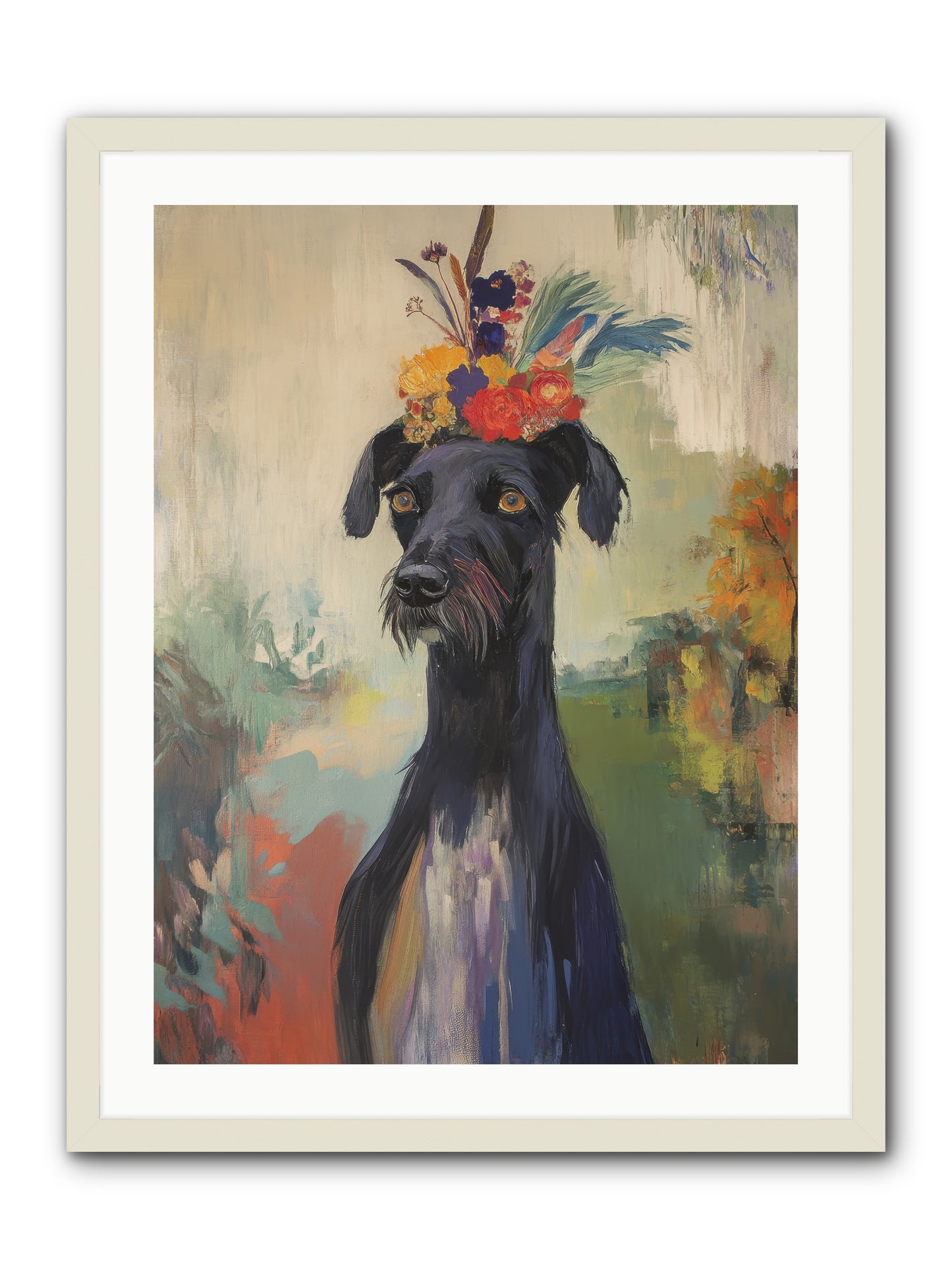 Poppet -- Framed Print - White 24x32