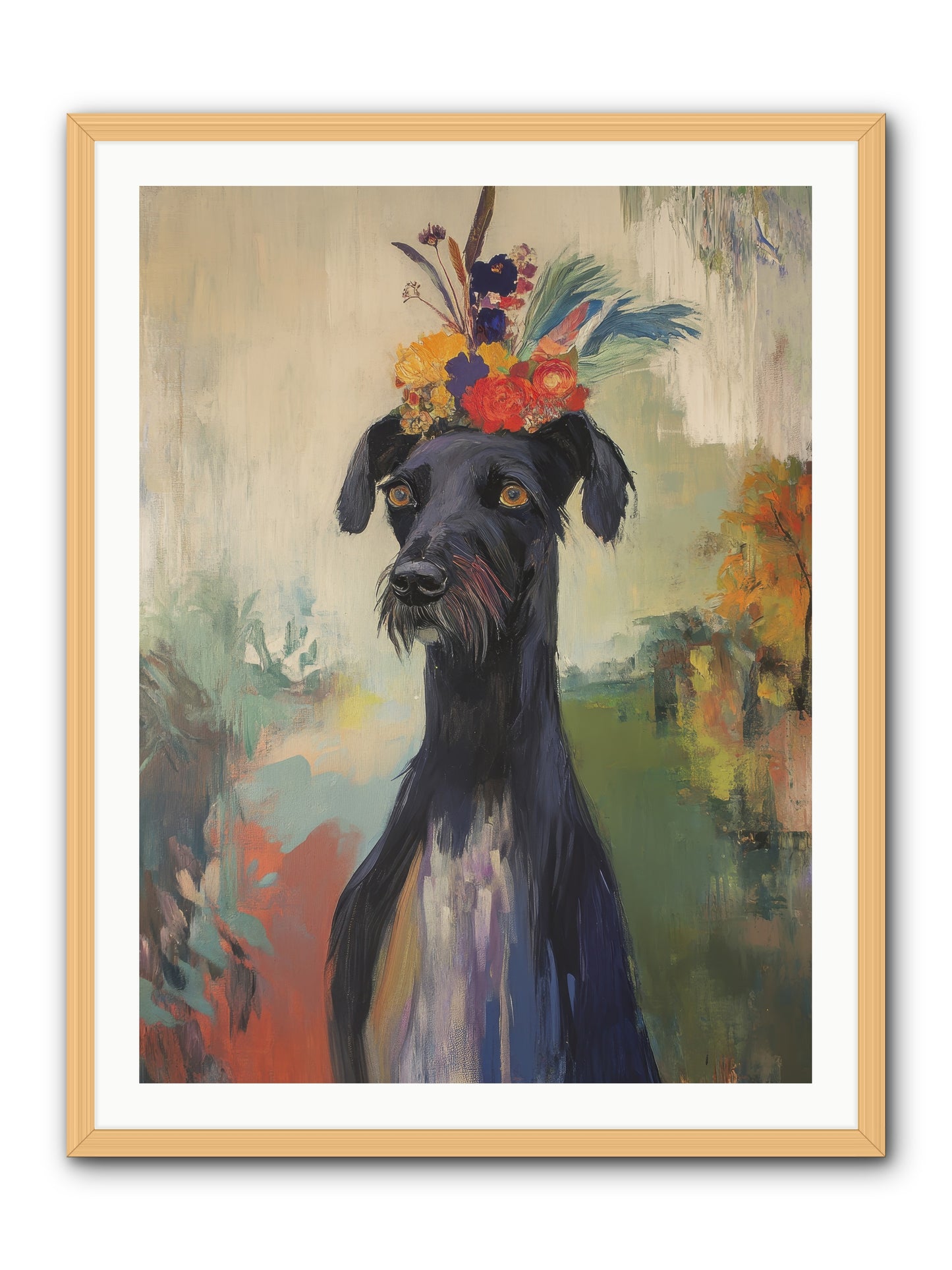 Poppet -- Framed Print - Natural 30x40