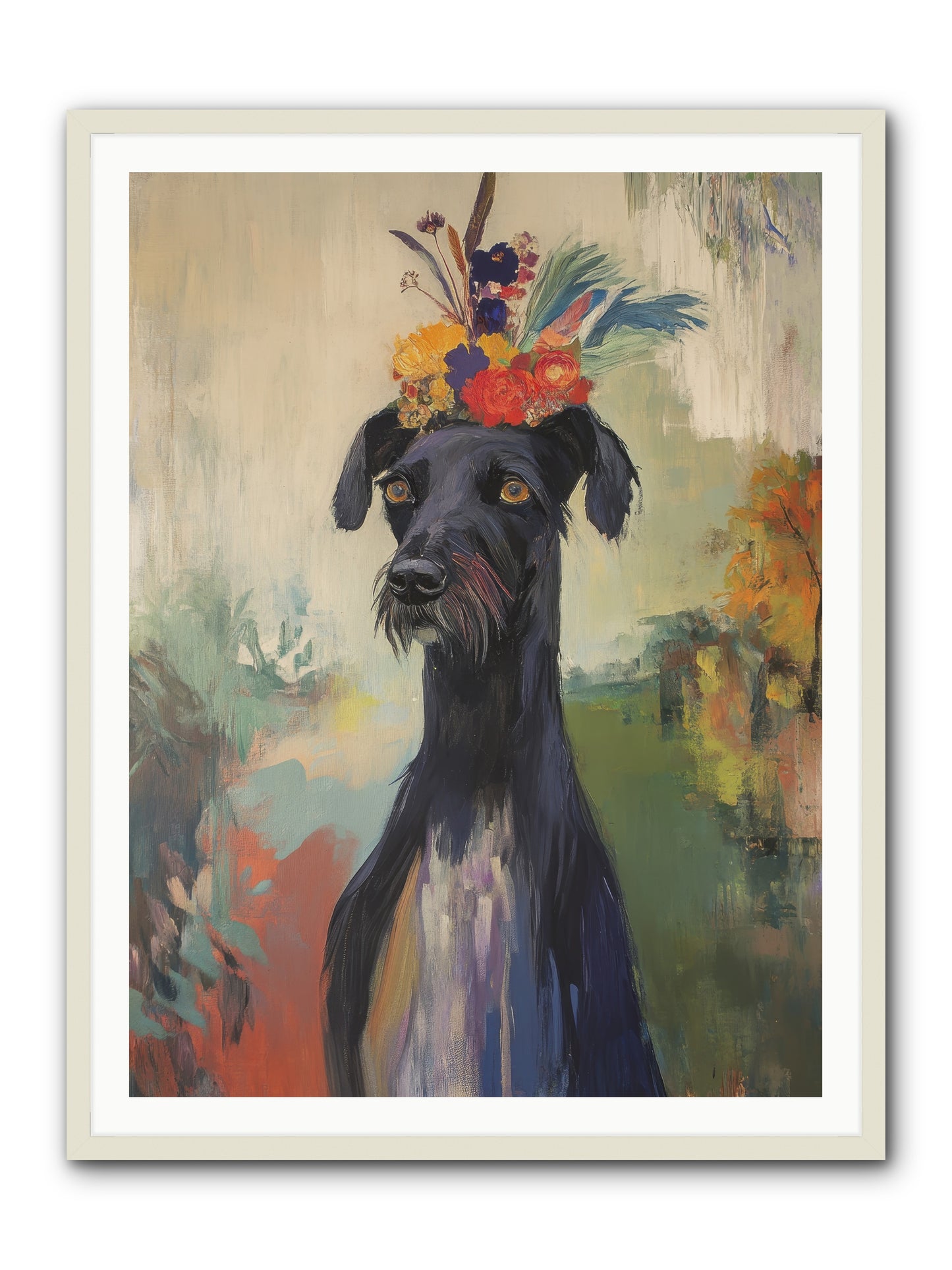 Poppet -- Framed Print - White 36x48