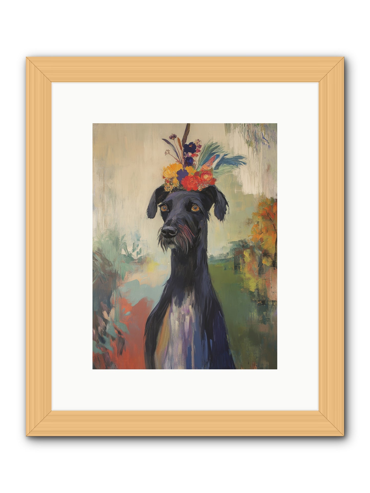 Poppet -- Framed Print - Natural 9x12