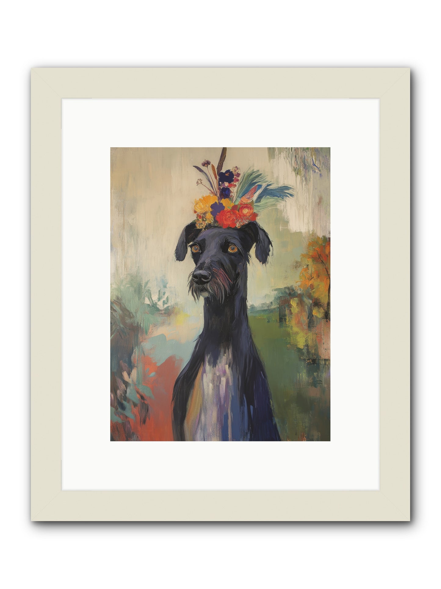 Poppet -- Framed Print - White 9x12