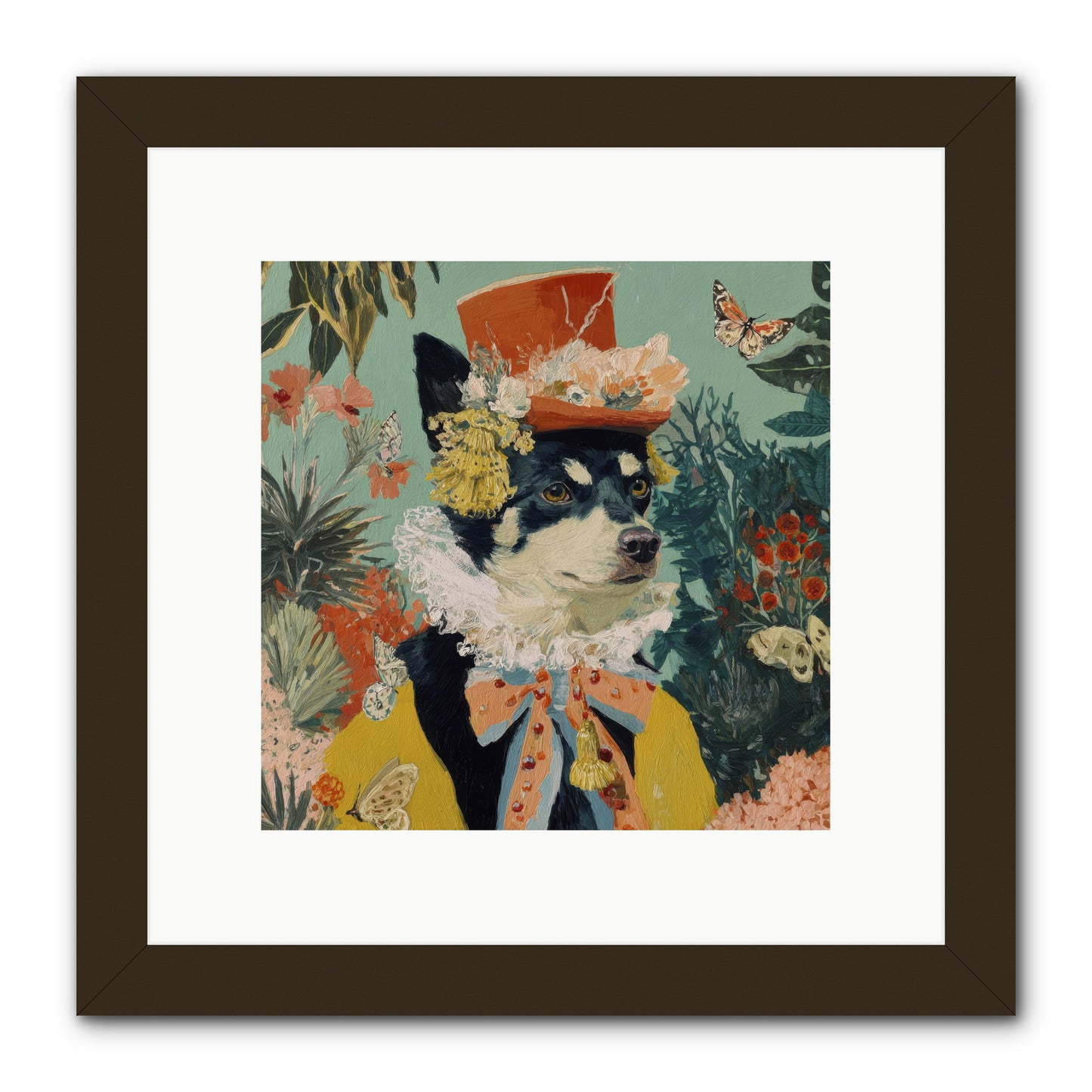 Poppy Penn -- Framed Print - Black 10x10