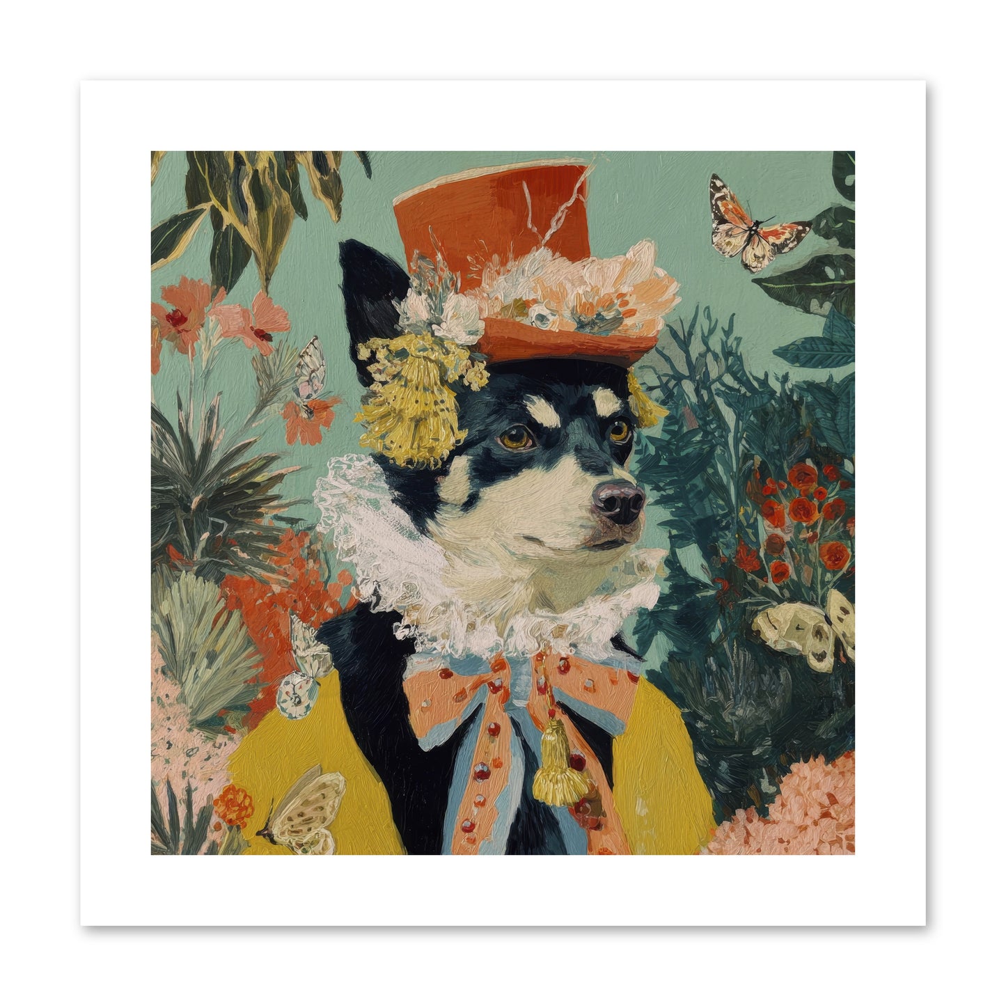 Poppy Penn -- Loose Canvas Print 10x10