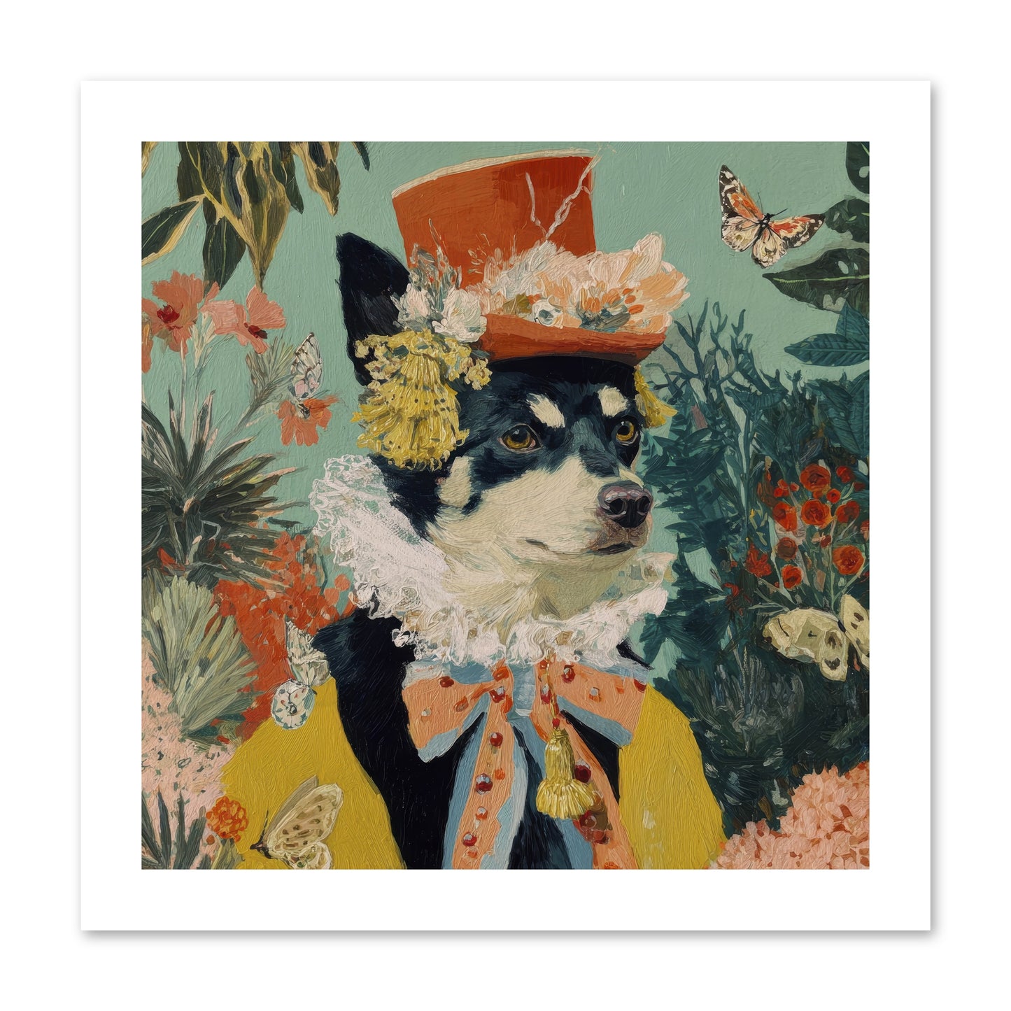 Poppy Penn -- Loose Canvas Print 12x12