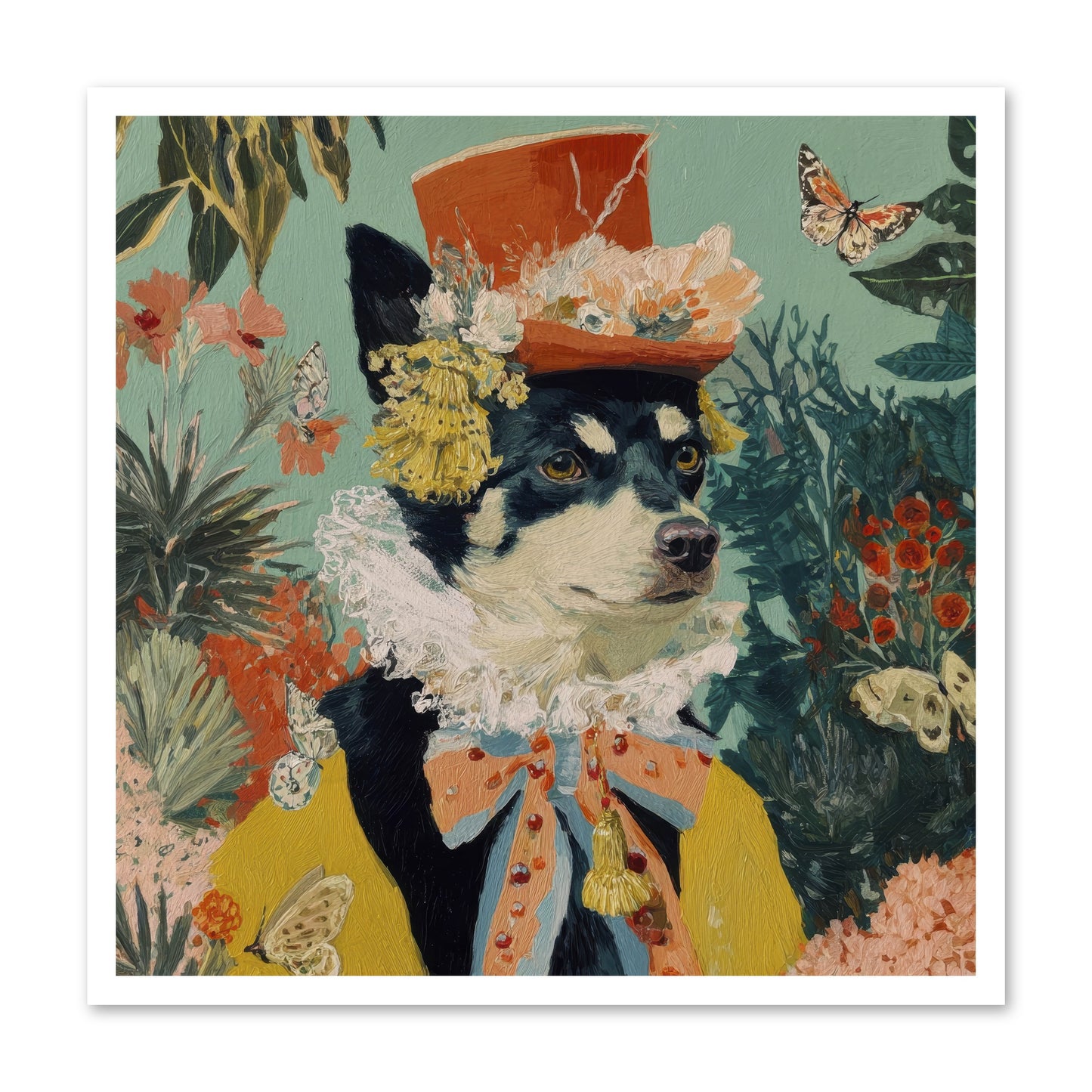 Poppy Penn -- Loose Canvas Print 30x30