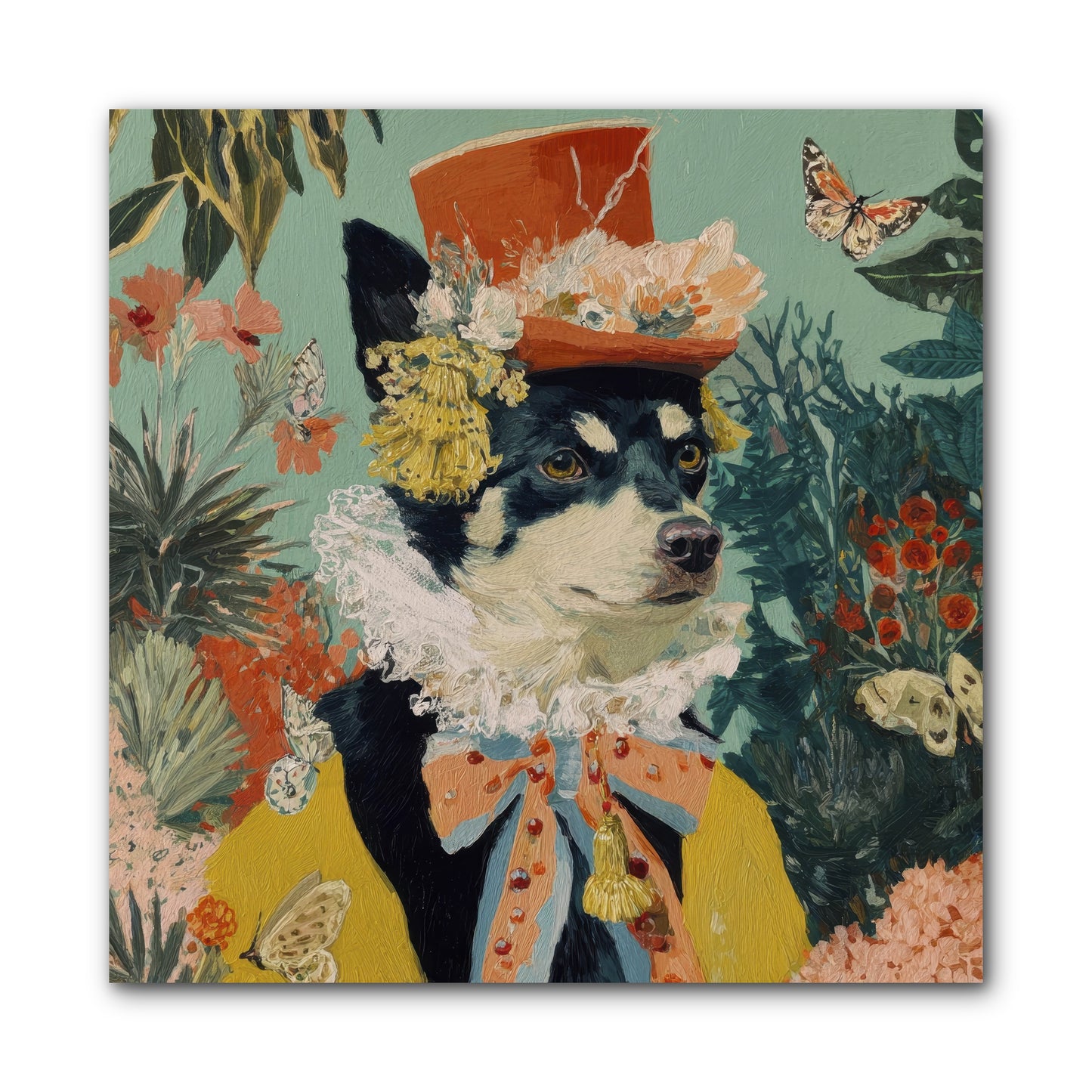 Poppy Penn -- Wrapped Canvas 10x10