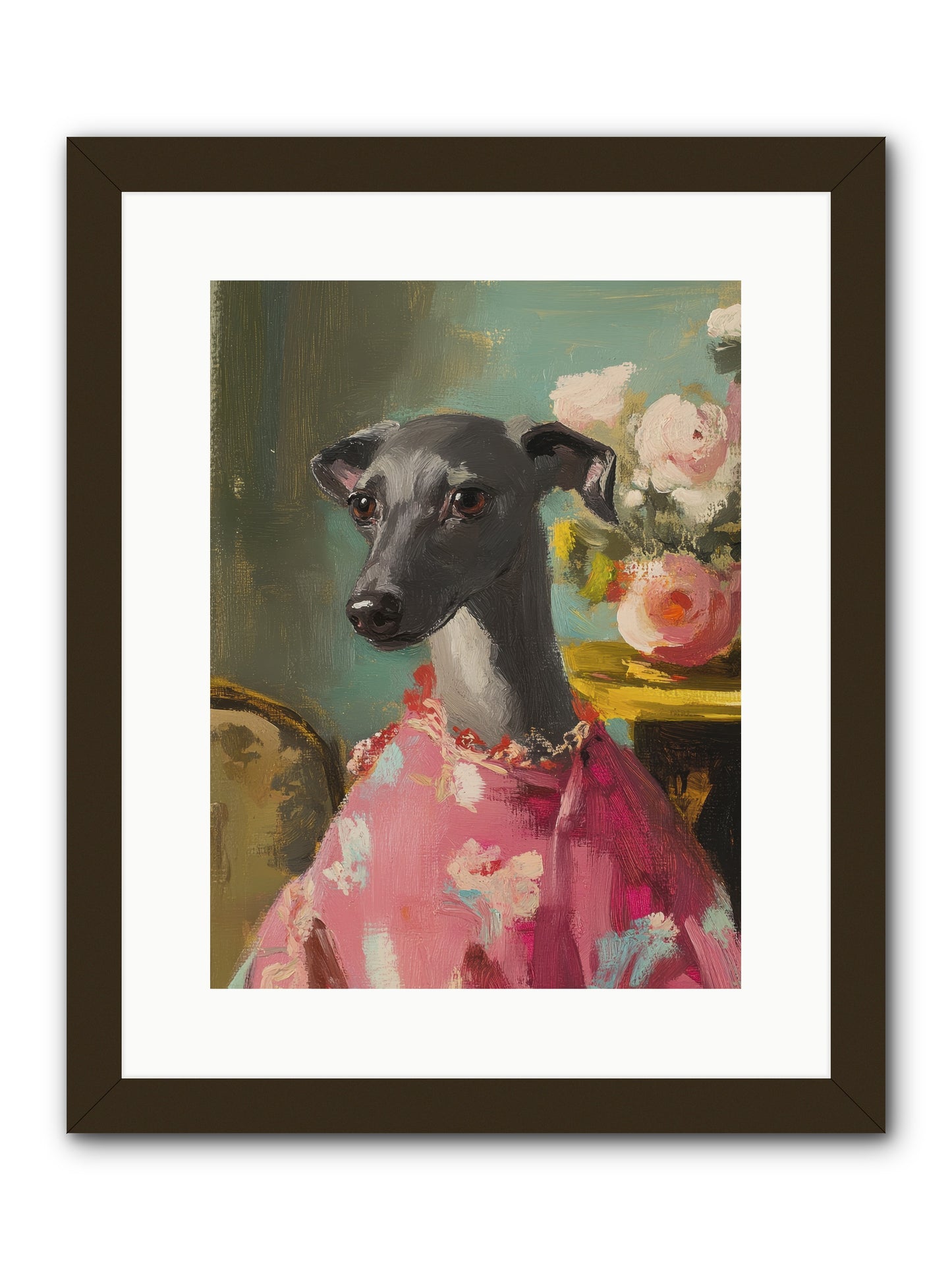 Poppy Wells -- Framed Print - Black 12x16