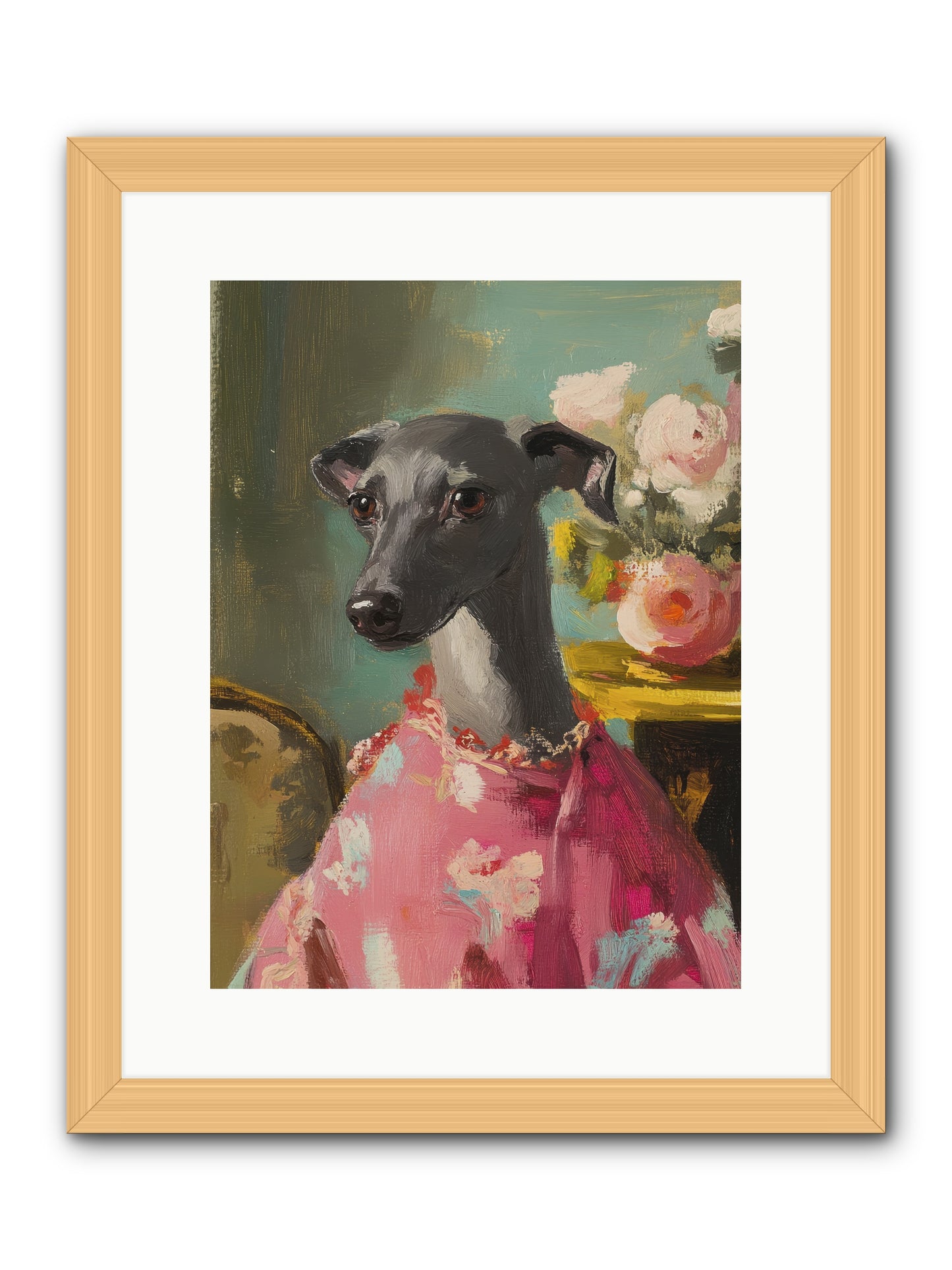 Poppy Wells -- Framed Print - Natural 12x16
