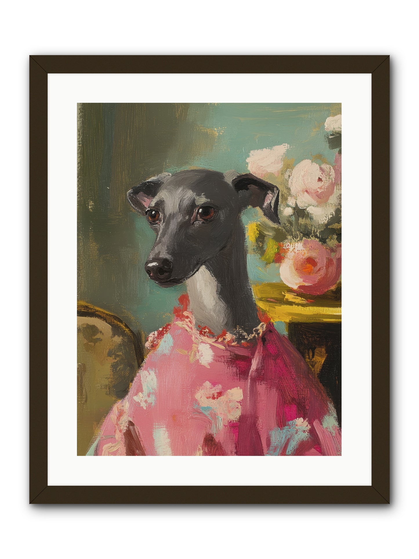 Poppy Wells -- Framed Print - Black 18x24
