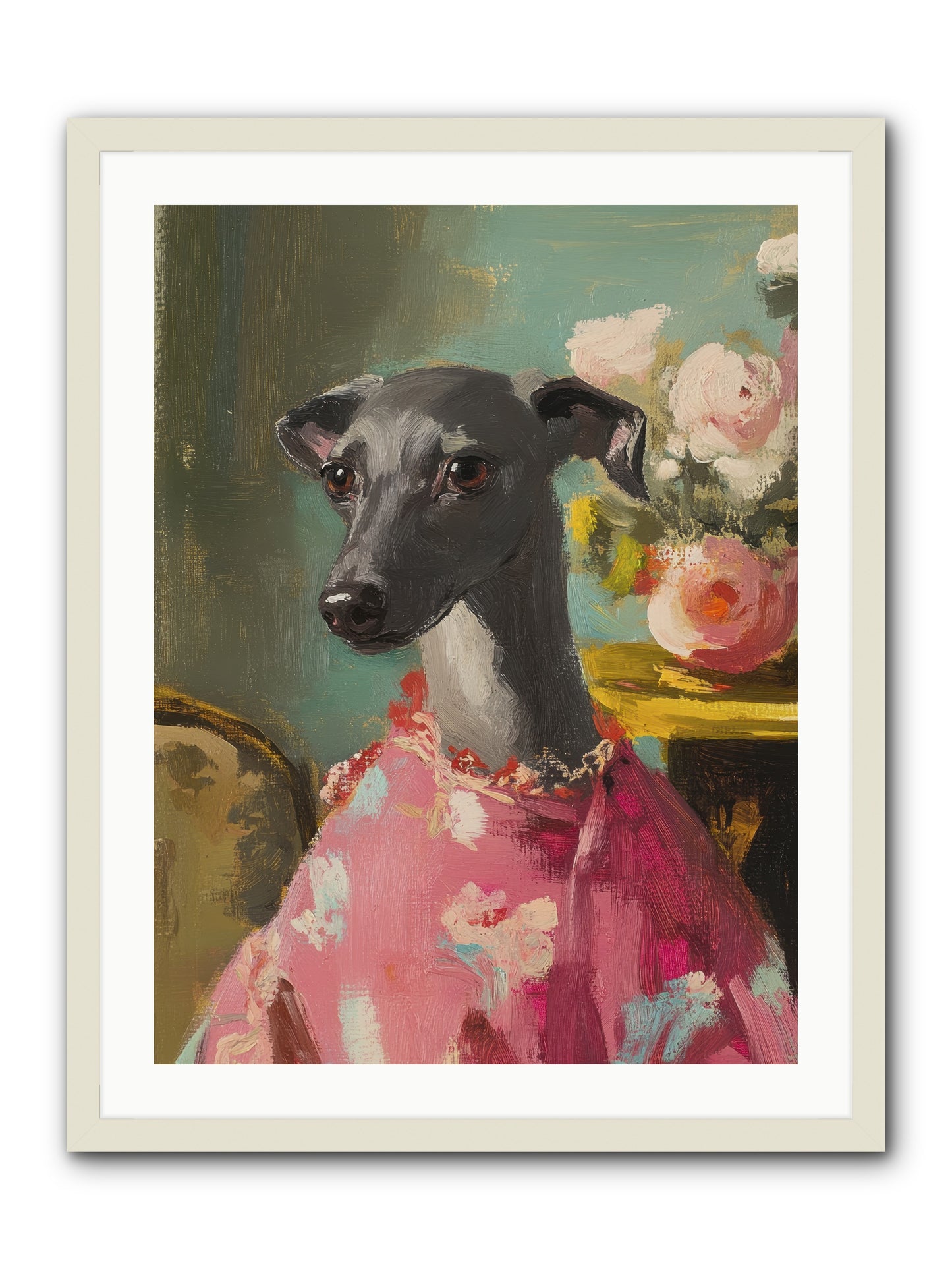 Poppy Wells -- Framed Print - White 24x32