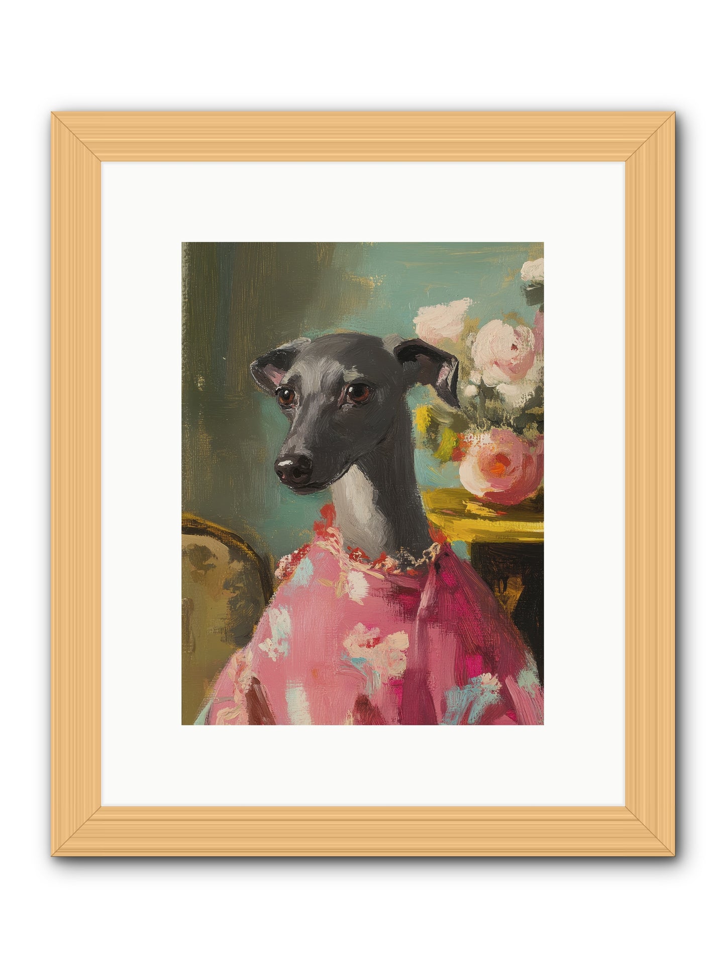 Poppy Wells -- Framed Print - Natural 9x12