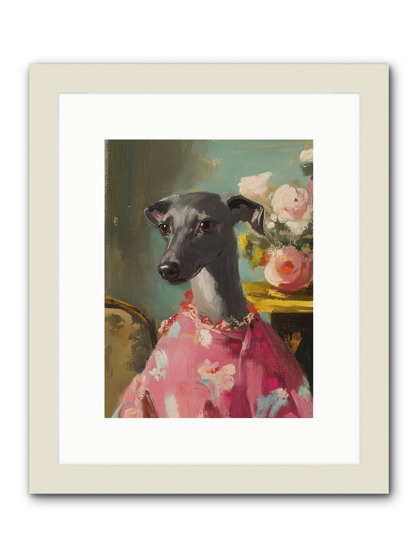 Poppy Wells -- Framed Print - White 9x12