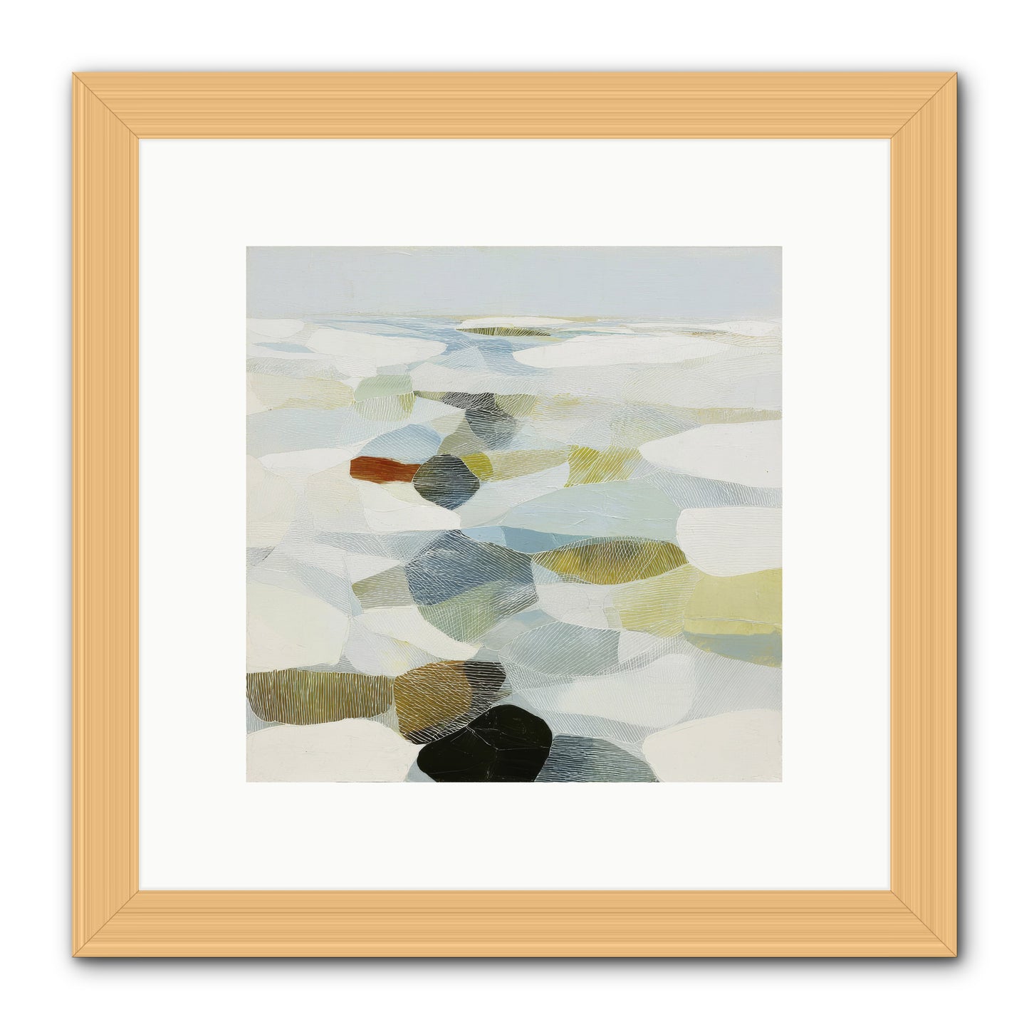 Porcelain Outlaw -- Framed Print - Natural 10x10