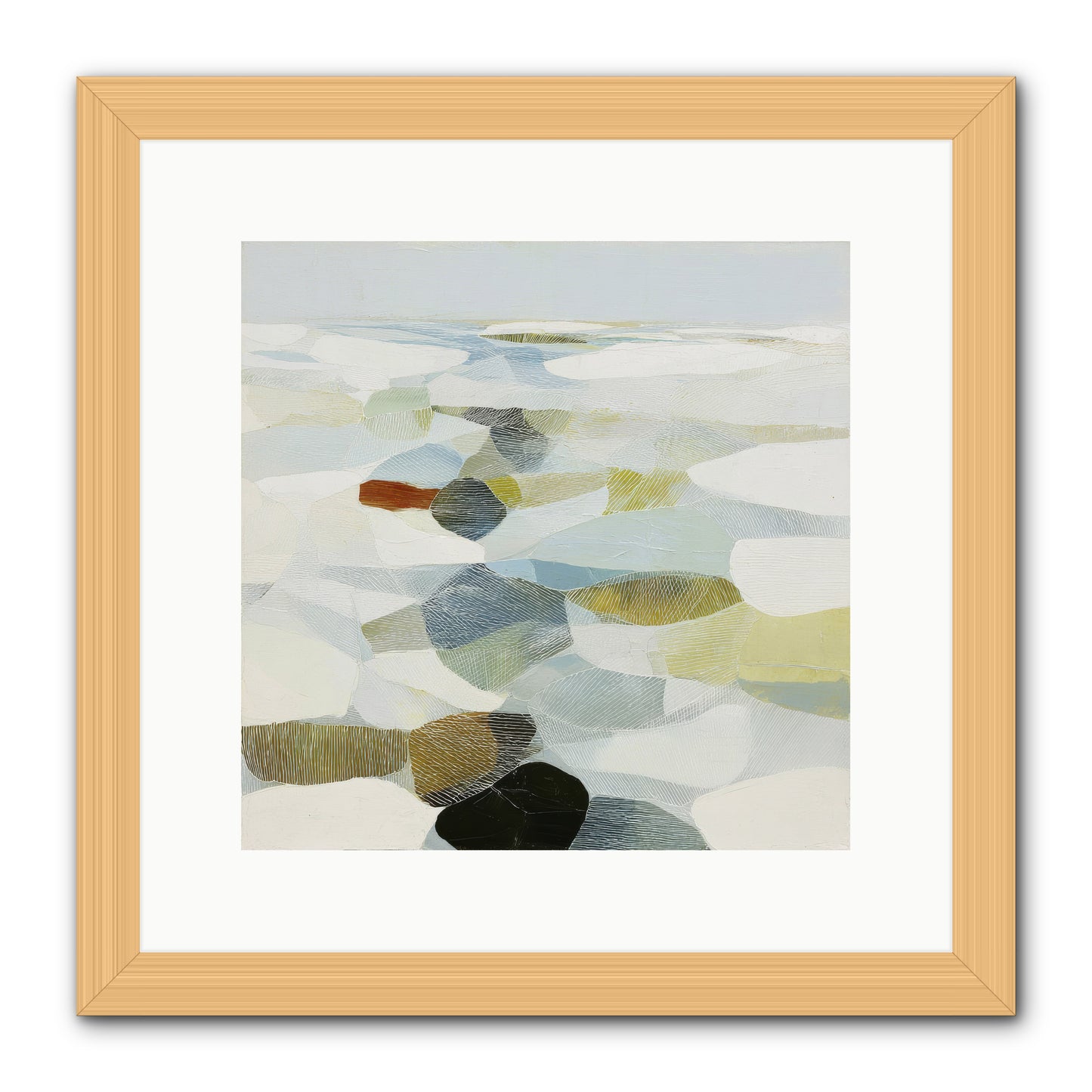 Porcelain Outlaw -- Framed Print - Natural 12x12