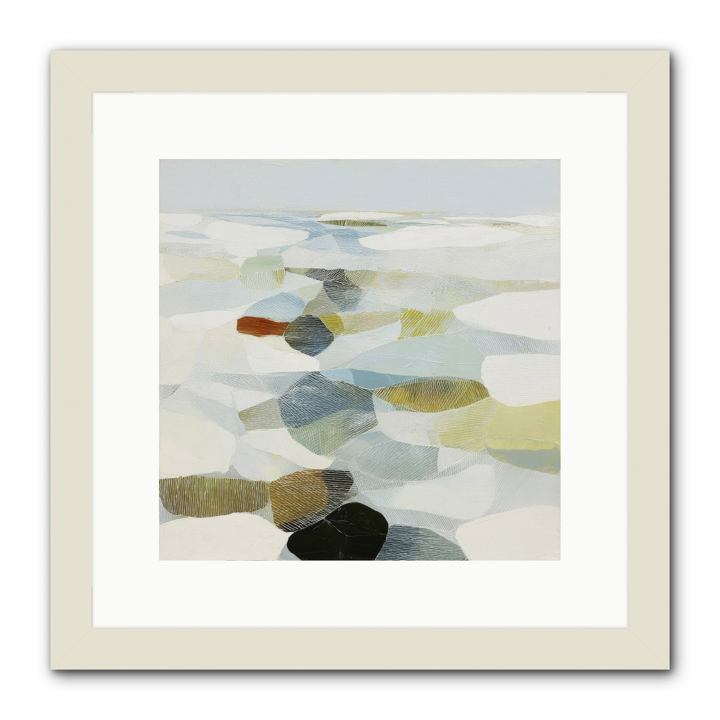 Porcelain Outlaw -- Framed Print - White 12x12